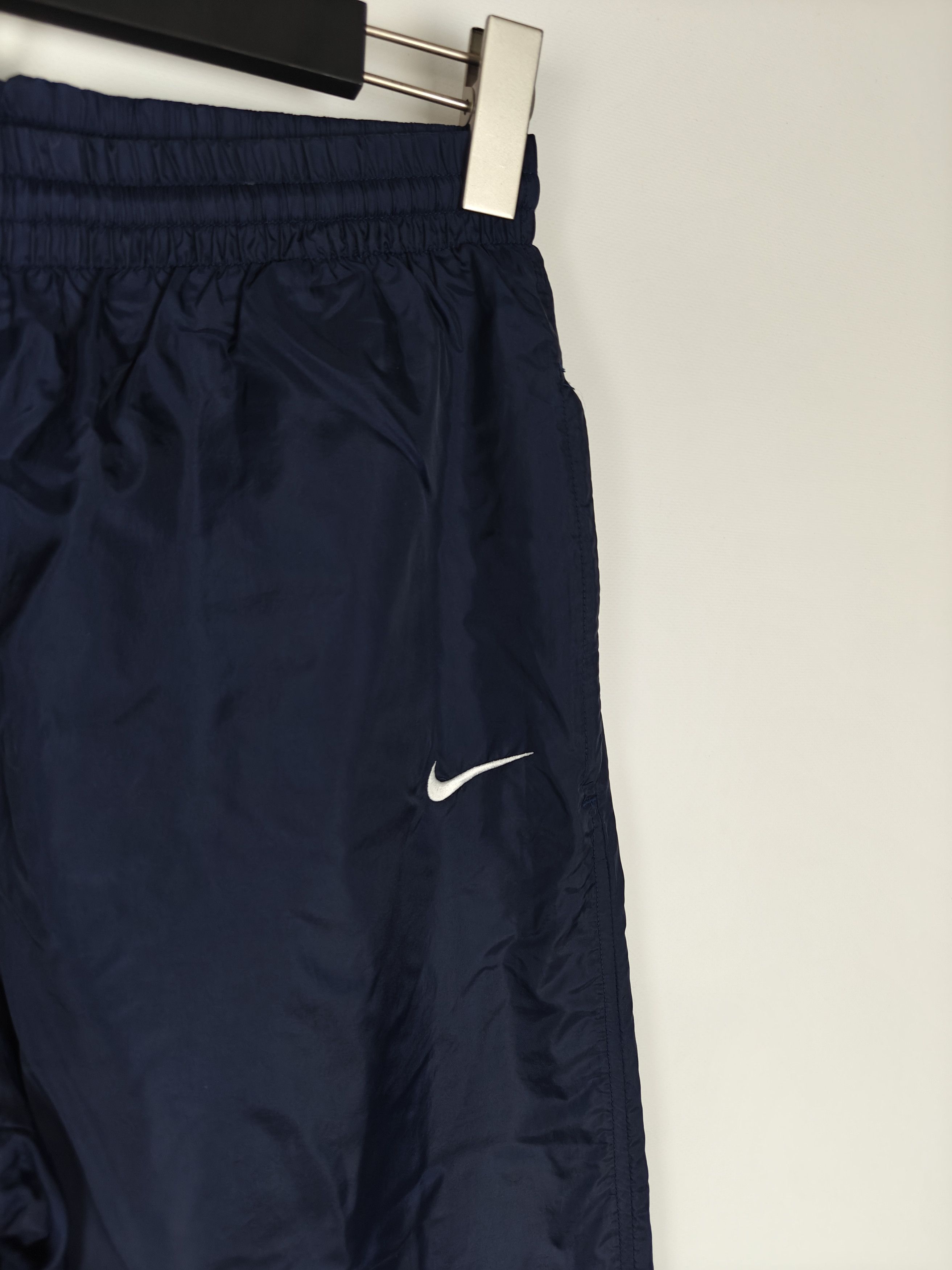 Nike Nike Track Pants VTG Black Label Down Swoosh Blue M Size US 32 / EU 48 - 5 Thumbnail