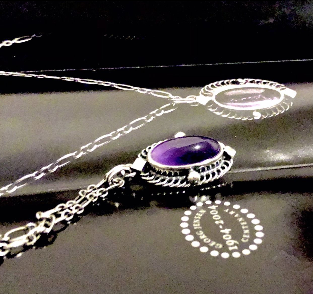 Georg Jensen Georg Jensen 2004 Pendant Necklace with Amethyst Size ONE SIZE - 3 Thumbnail