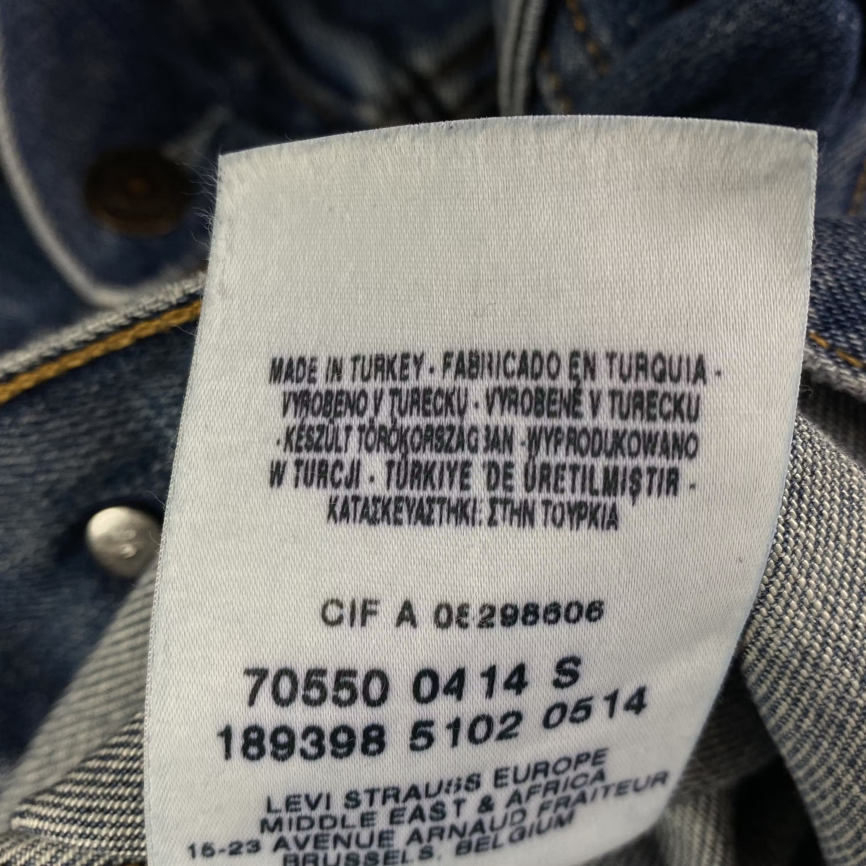 Levi's × Levi's Vintage Clothing × Vintage Men’s Denim Bomber Jacket Levi’s Vintage Size S Size US S / EU 44-46 / 1 - 6 Thumbnail