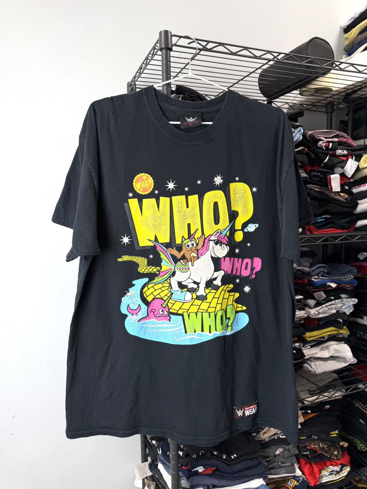 WWE Vintage WWE New Day Thats WHO? WWF T Shirt Wrestling Size US XL / EU 56 / 4 - 1 Thumbnail