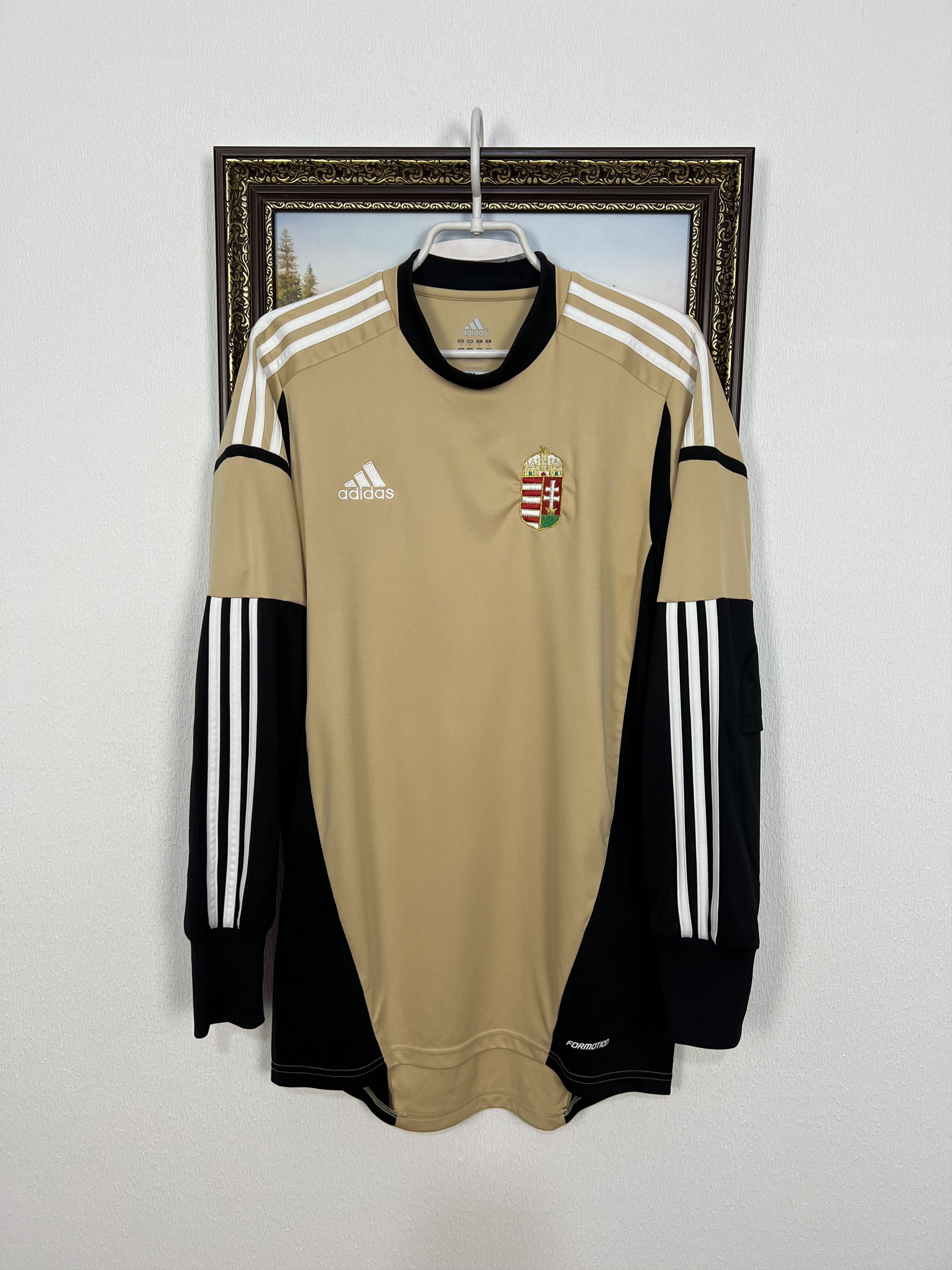 Adidas Vintage Adidas Hungary Football Shirt Train Soccer Jersey Size US L / EU 52-54 / 3 - 1 Thumbnail