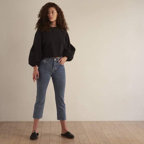 Levi's Made & Crafted 🔥Vintage Levi's Made & Crafted Cropped Top Womens Style Size S / US 4 / IT 40 - 2 Thumbnail