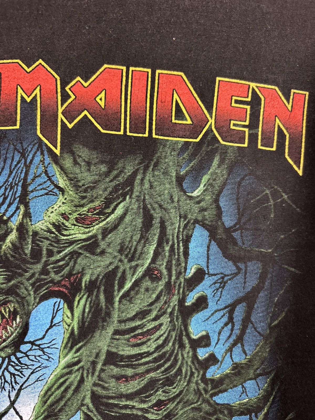 Band Tees Vintage 00s Iron Maiden Faer of the Dark T shirt Size US XL / EU 56 / 4 - 11 Thumbnail