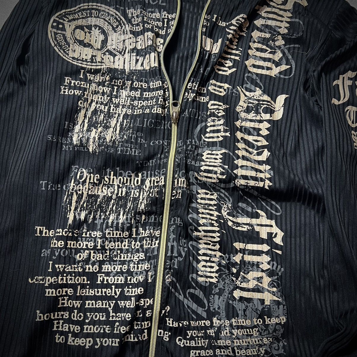 Japanese Brand Y2k Fur ORG Gothic Grunge Punk Ifsix Lgb Style Hoodie LS Size US M / EU 48-50 / 2 - 2 Thumbnail