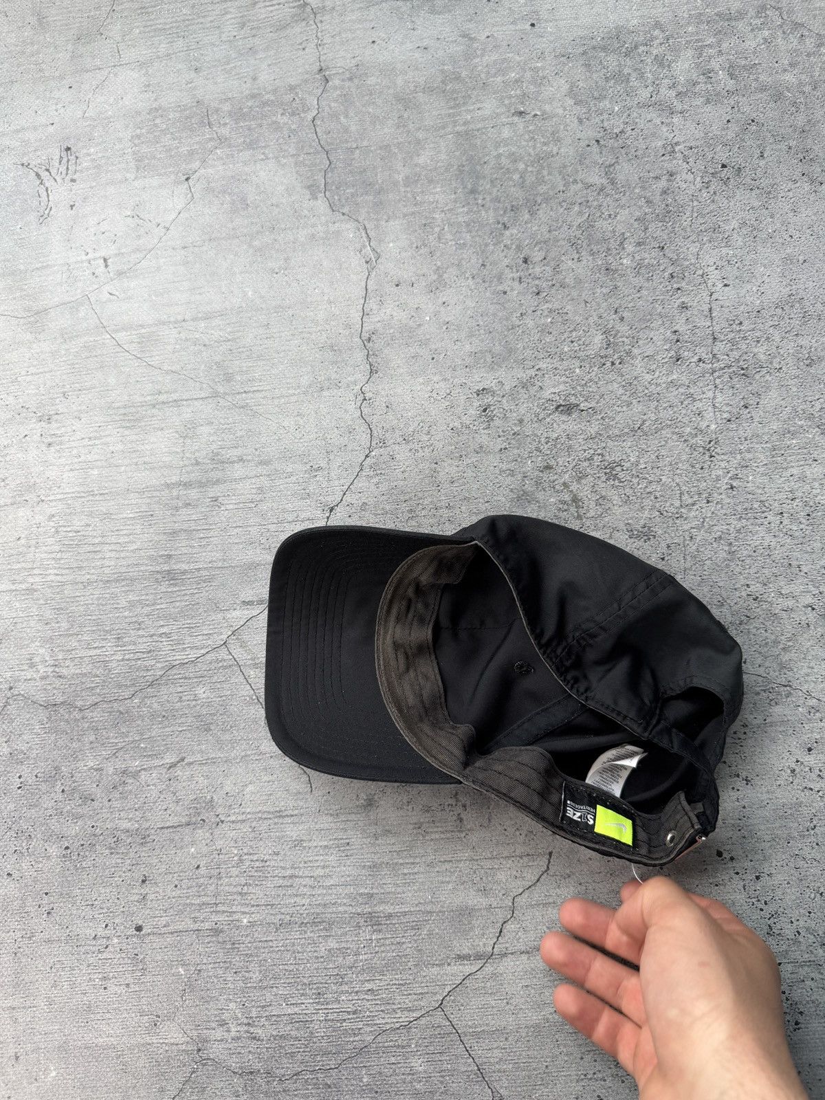 Nike Vintage 90s Faded Nike Central Logo Y2K Nike Cap hat sk8 Size ONE SIZE - 5 Thumbnail