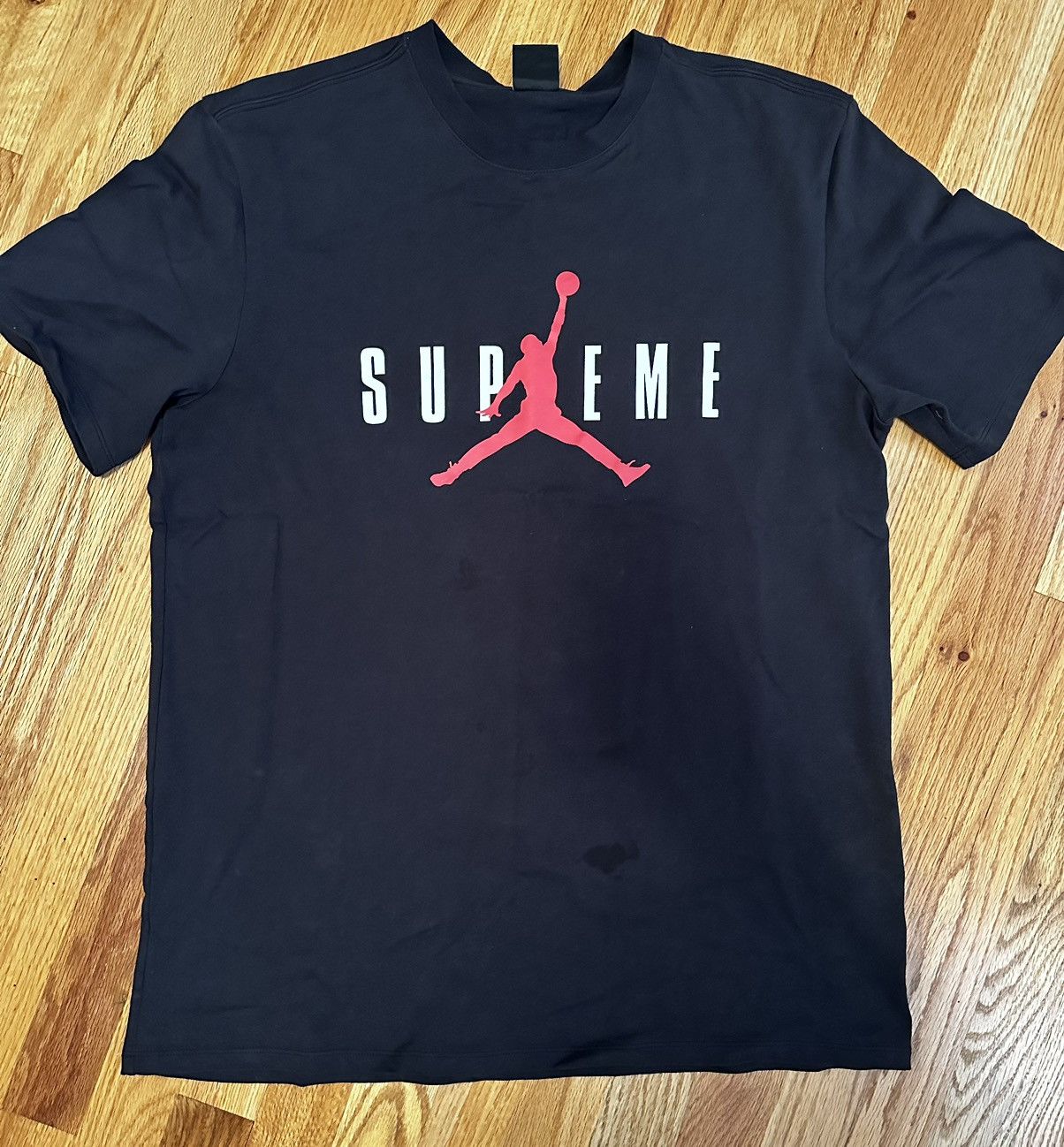 Jordan x supreme shirt best sale