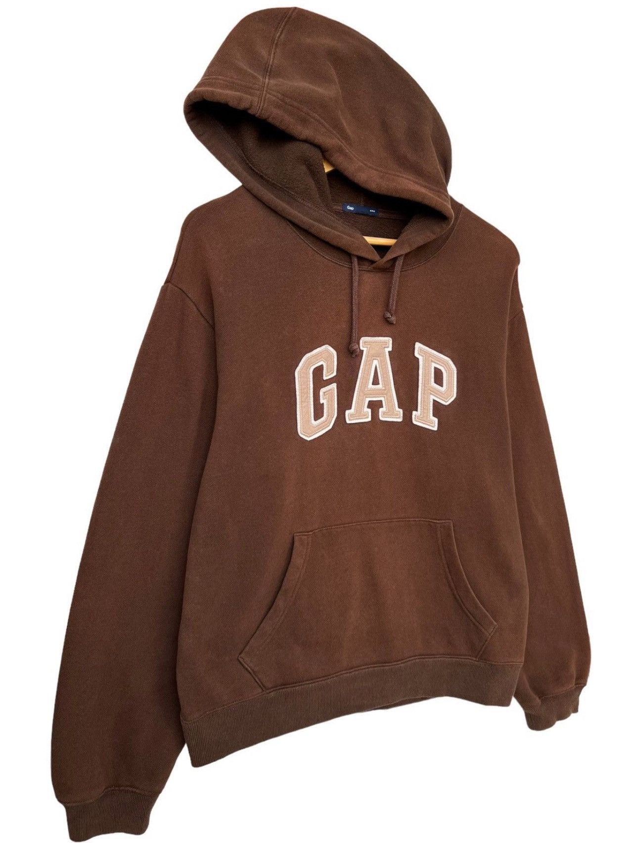 Gap Vintage Gap Brown Sunfaded Baggy Boxy Hoodie Size US M / EU 48-50 / 2 - 3 Thumbnail