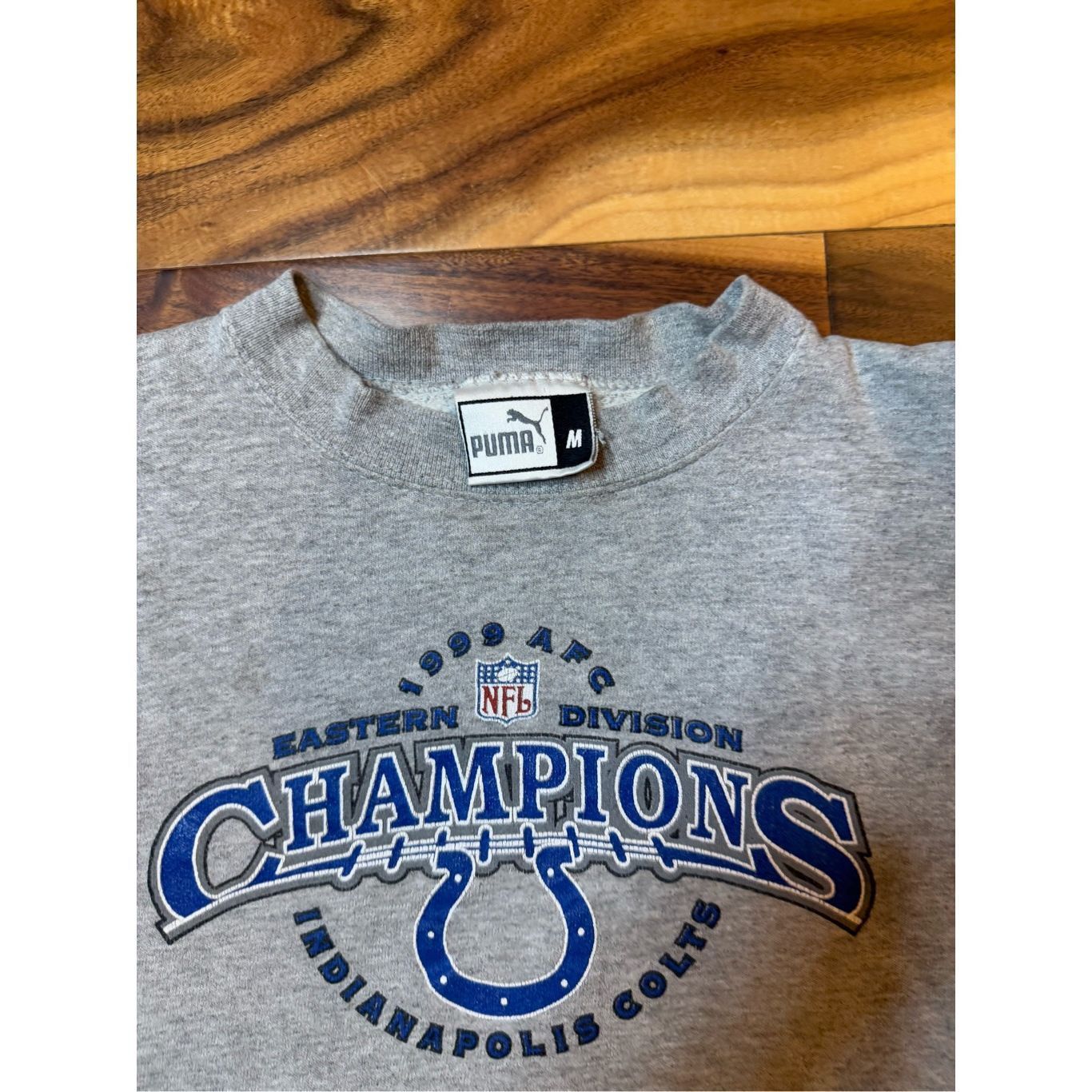 Puma Fits size XS - Vintage 1999 AFC Champs Indianapolis Colts Puma Sweatshirt Crew Size US XS / EU 42 / 0 - 2 Thumbnail