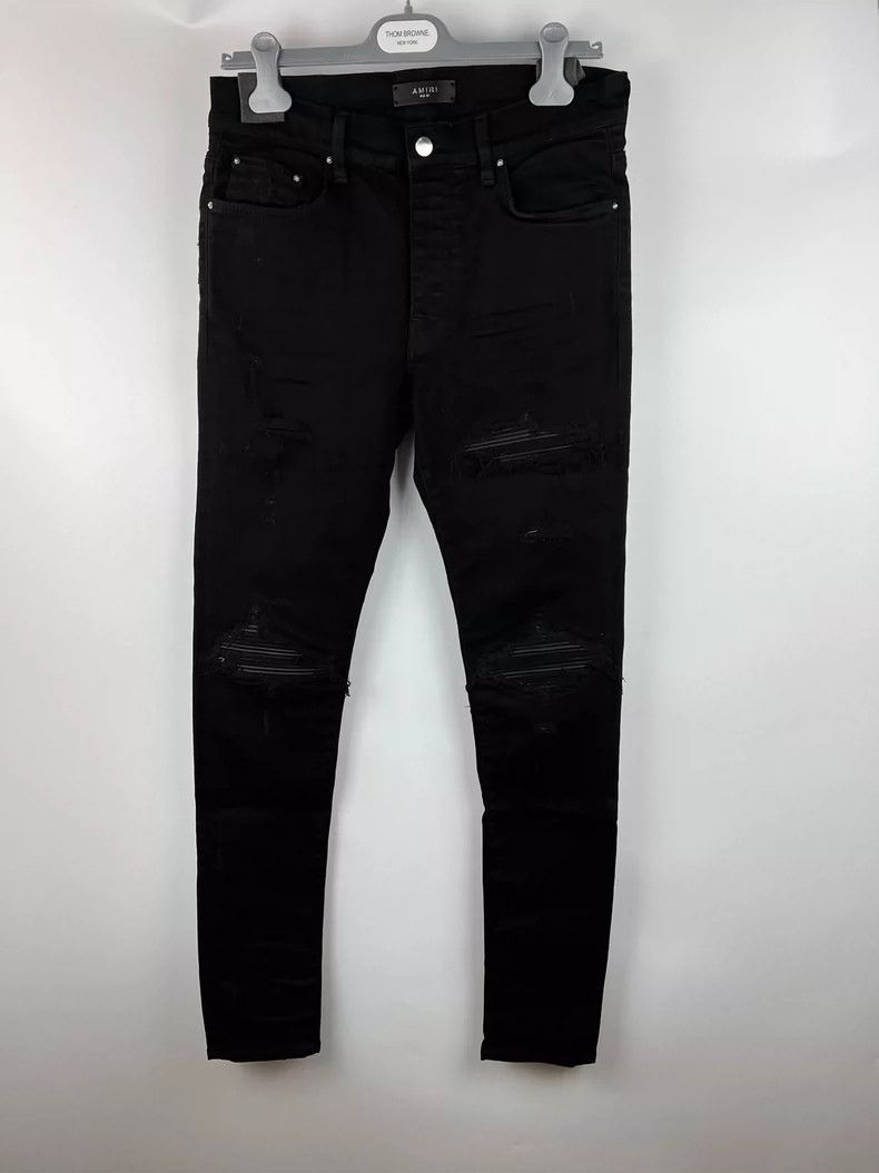 Amiri Amiri Black mx1 Jeans Size US 32 / EU 48 - 1 Thumbnail