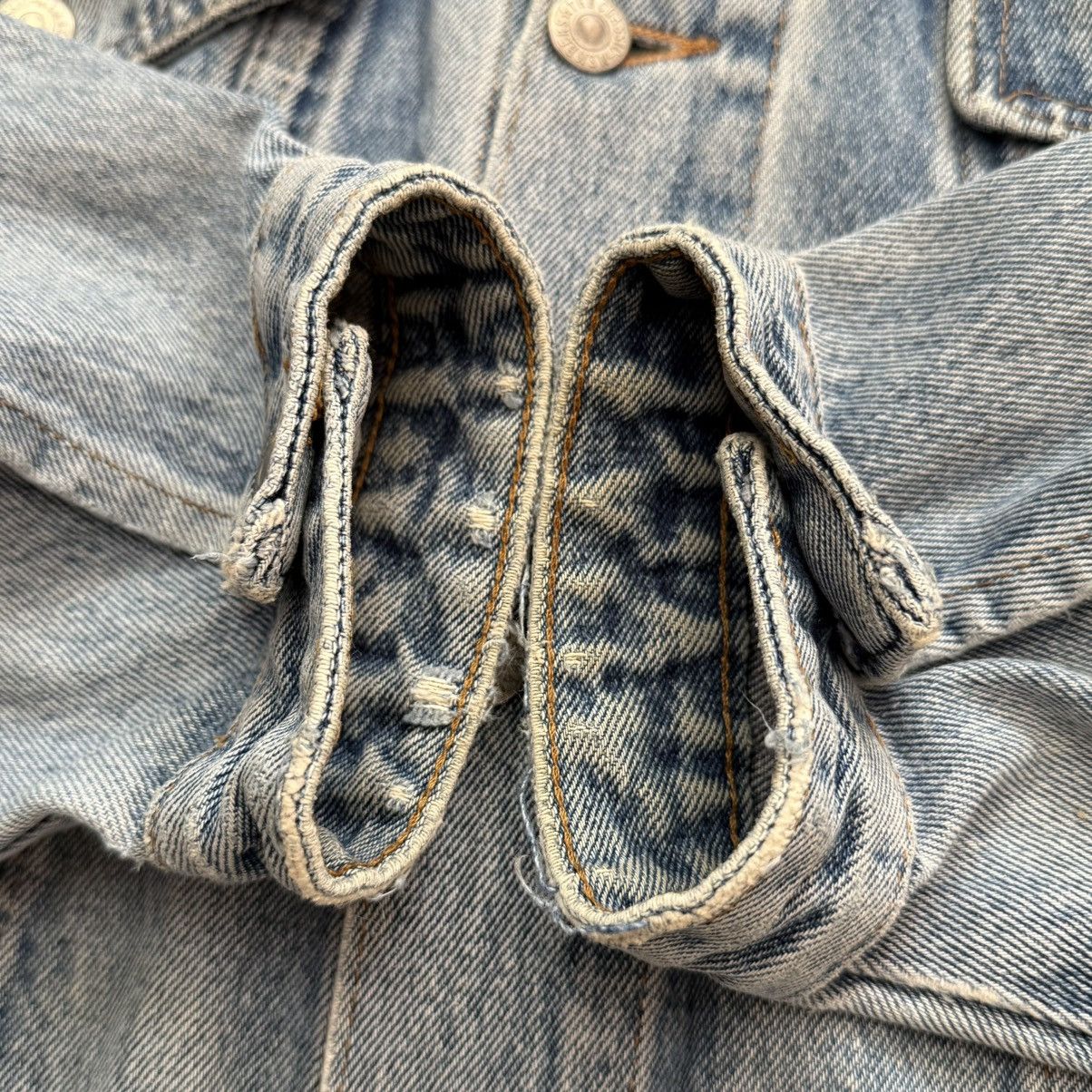 Marlboro 📌 Vintage 90s Marlboro Distressed Denim Y2K Crazy Jacket Size US L / EU 52-54 / 3 - 9 Thumbnail