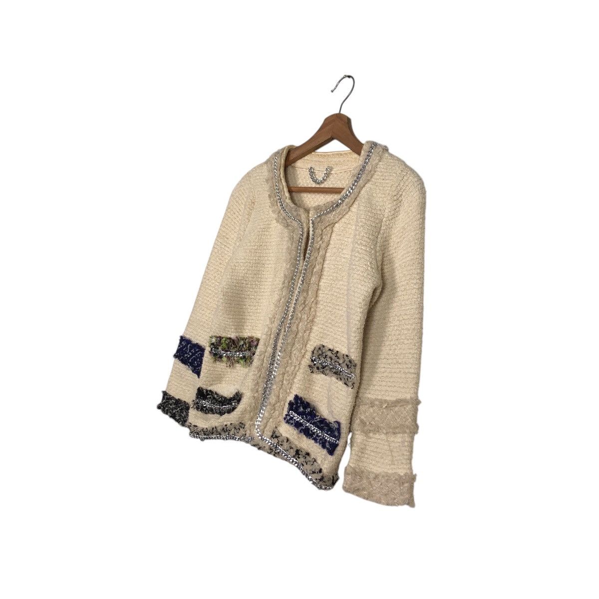 Japanese Brand 📌Vintage Knit Cropped Jacket Tweed Macphee Size M / US 6-8 / IT 42-44 - 3 Thumbnail
