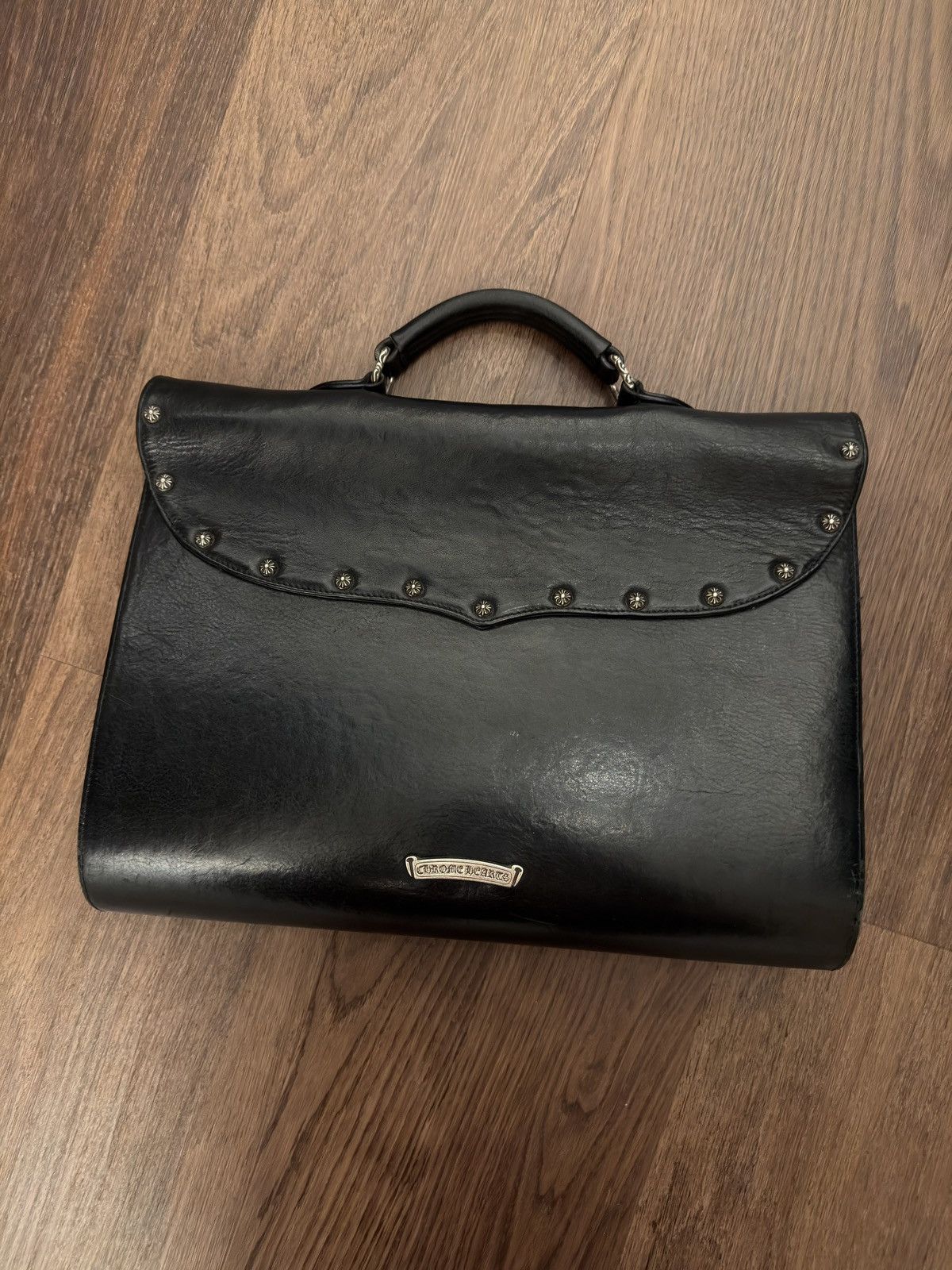 Chrome Hearts Chrome Hearts Studded Leather Briefcase Size ONE SIZE - 1 Thumbnail