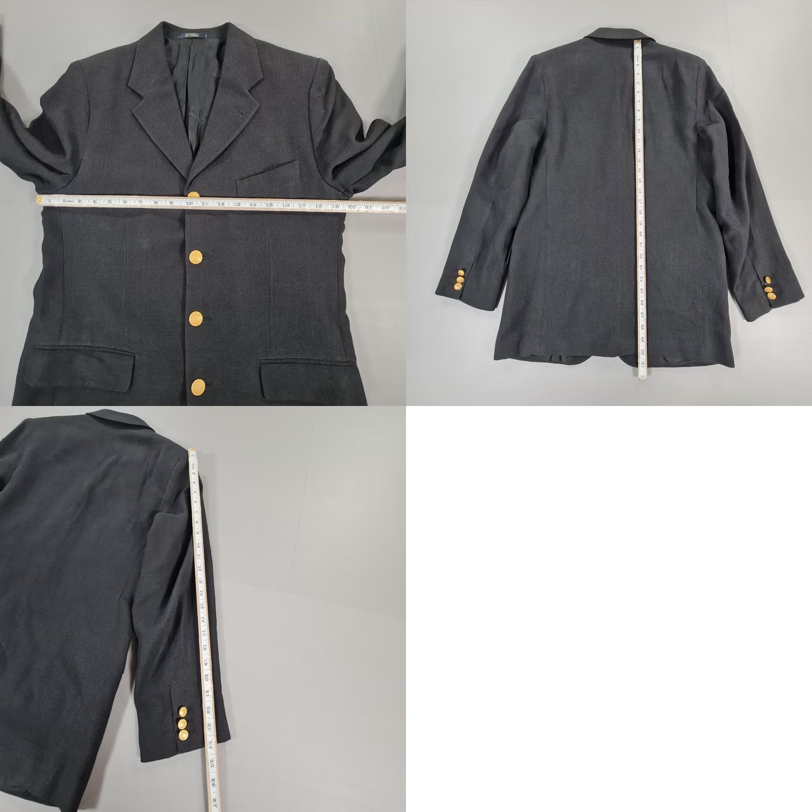 Suitsupply Suitsupply Blazer Jacket Men 38 R Wool Linen Grey Notch 4-Button Vintage Size 38R - 8 Thumbnail