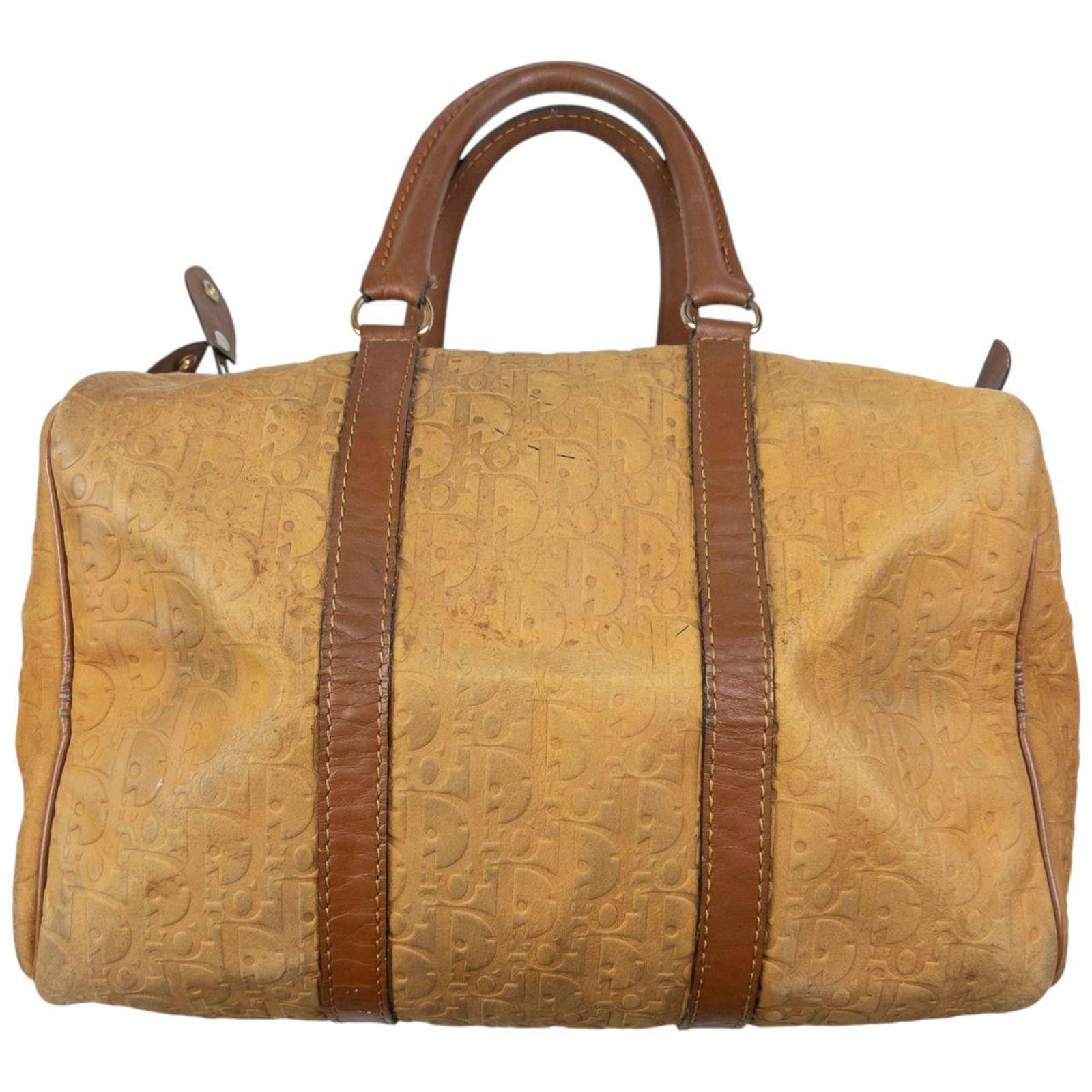 Dior Vintage Dior Monogram Luggage Bag Size ONE SIZE - 1 Thumbnail