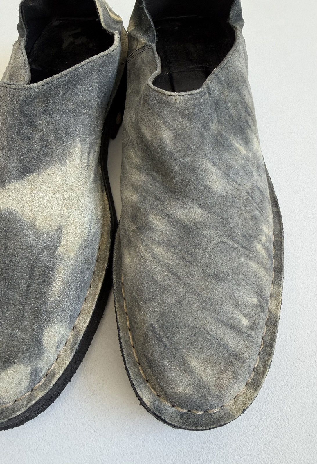 Ann Demeulemeester S/S 01 Tie Dye Suede Loafers / Mules Size US 9 / IT 39 - 12 Thumbnail