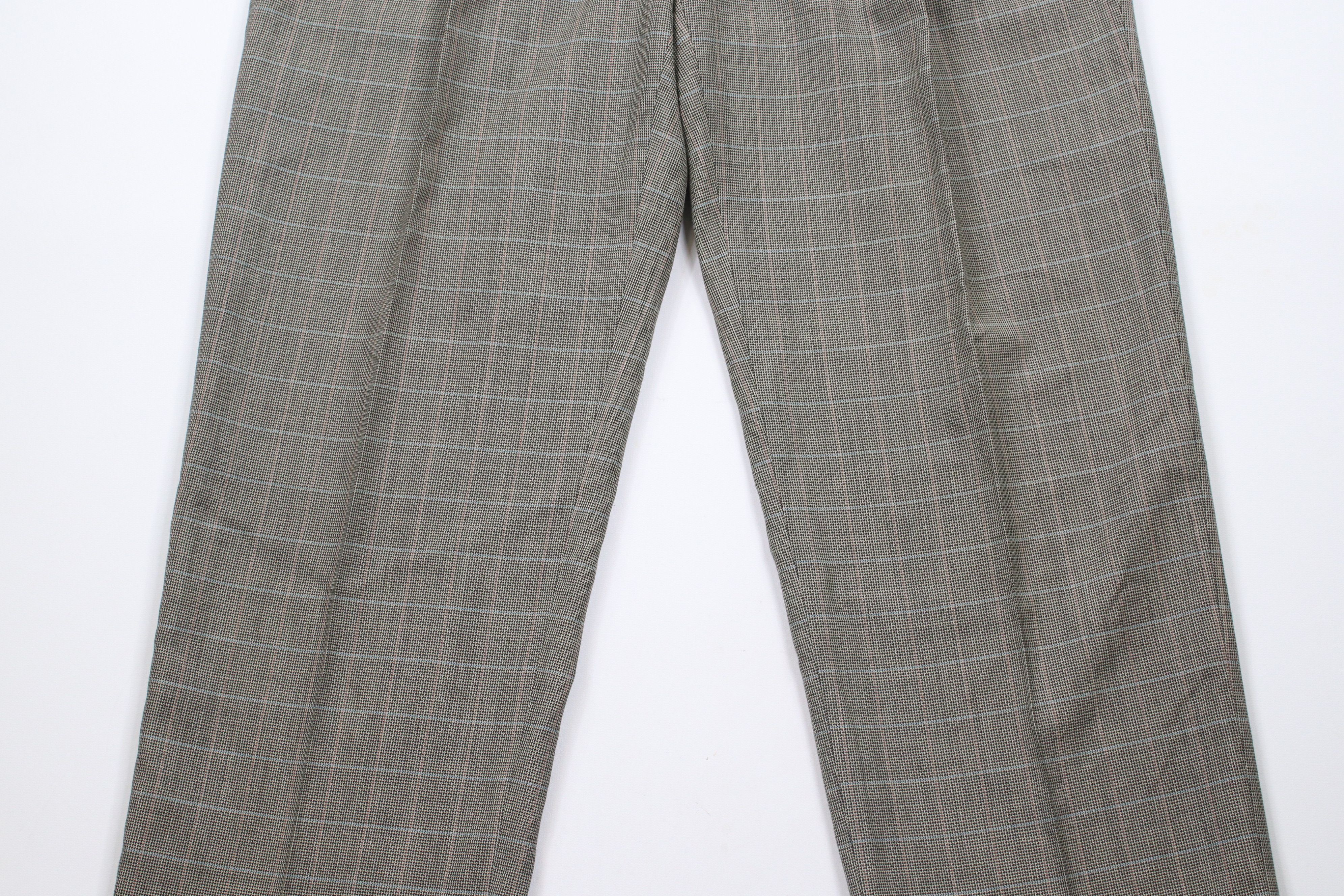 Vintage Vintage 90s Streetwear Wide Leg Chino Pants Houndstooth Size US 34 / EU 50 - 3 Thumbnail