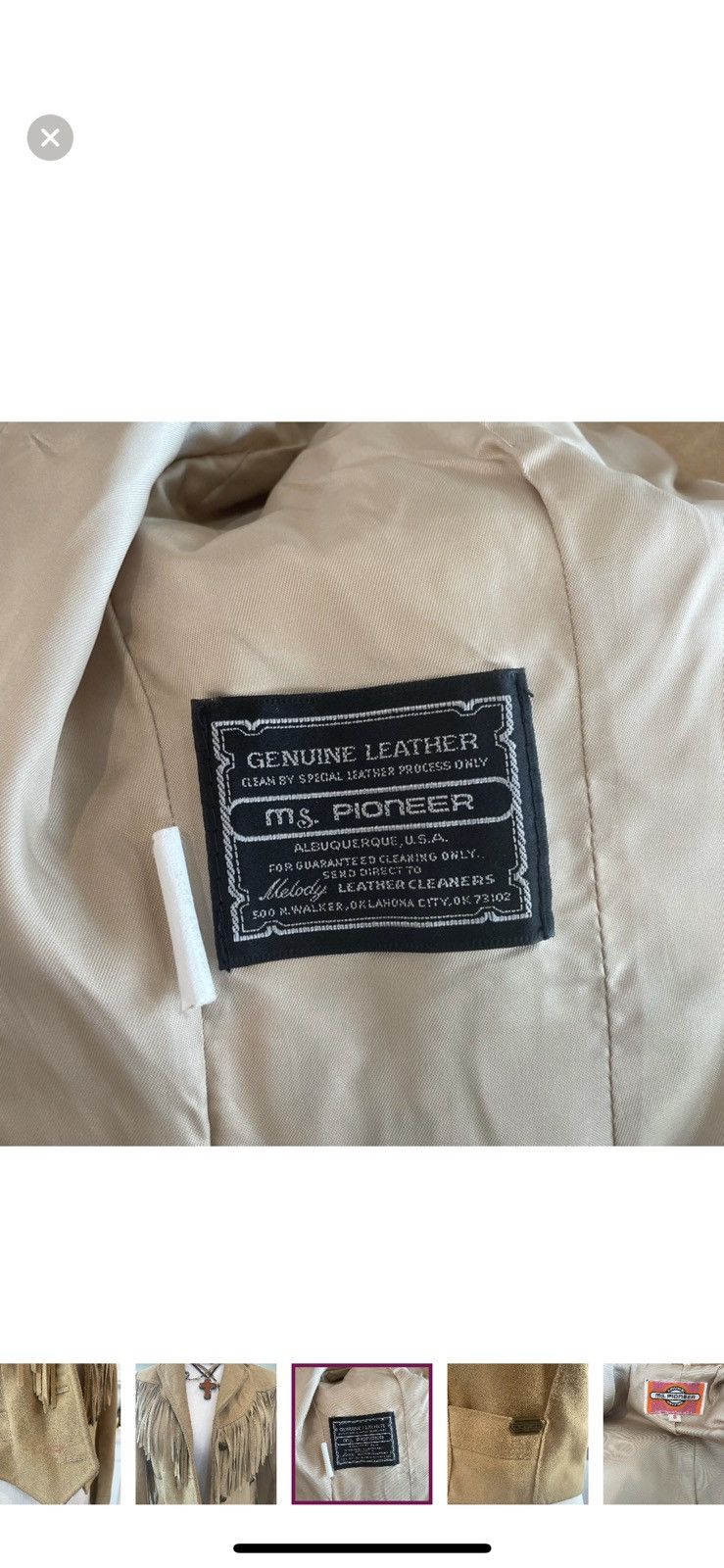 Vintage Genuine suede leather southwestern fridge jacket Size M / US 6-8 / IT 42-44 - 11 Thumbnail