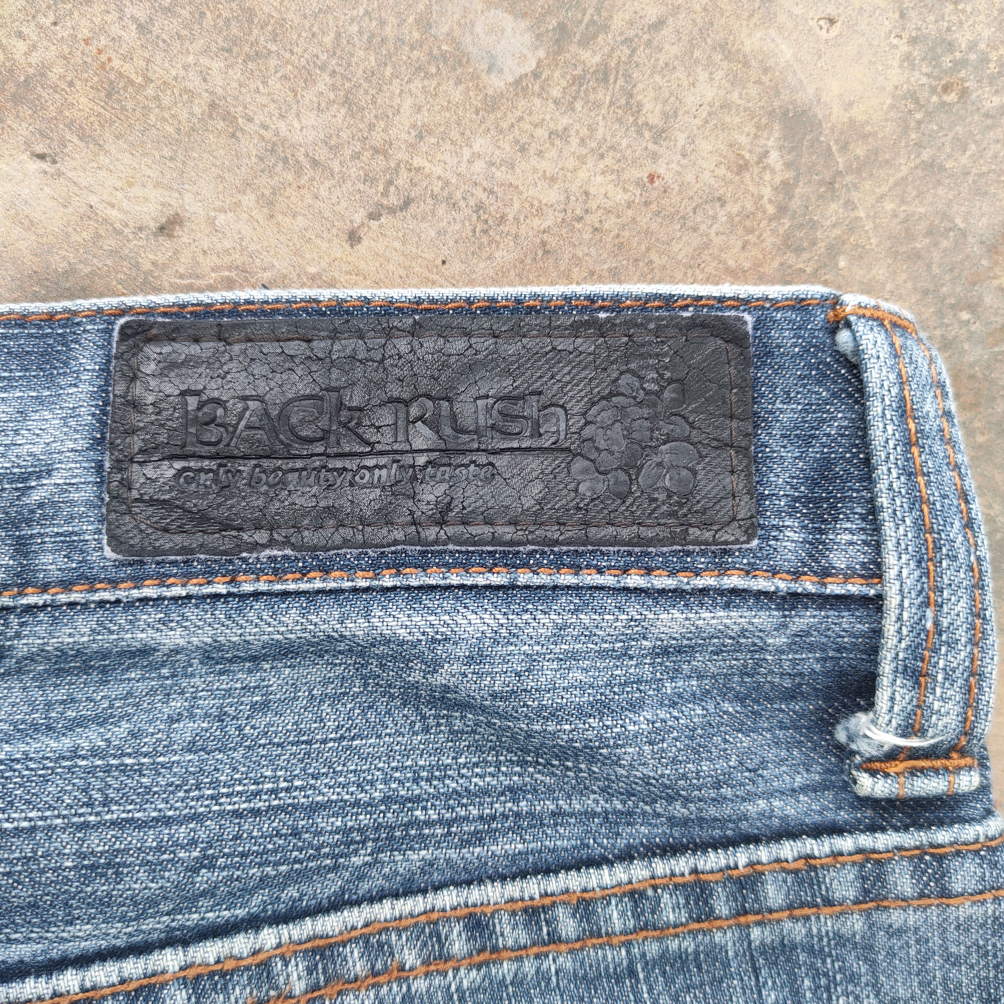Black Label RARE! VINTAGE JAPANESE PATCHWORK JEANS DENIM PANTS Size US 36 / EU 52 - 12 Thumbnail