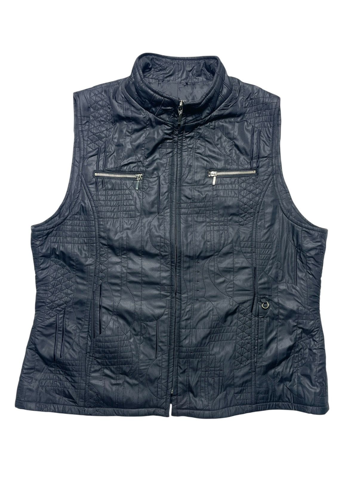 If Six Was Nine 2000’s Flohlich - Multizip Textured Vest Size US M / EU 48-50 / 2 - 2 Thumbnail