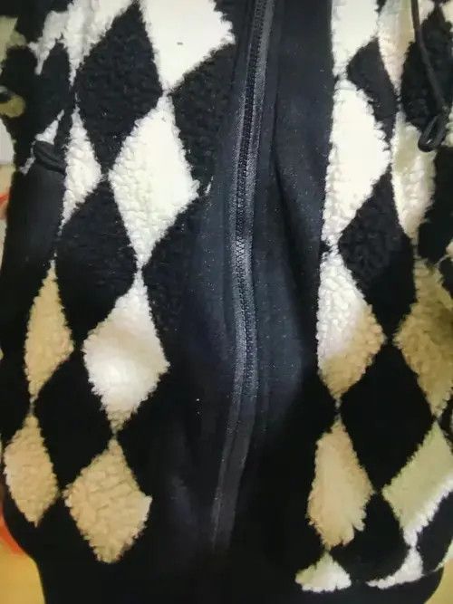 Other Warm Retro Checkerboard Lamb Wool Coat Size S / US 4 / IT 40 - 2 Thumbnail