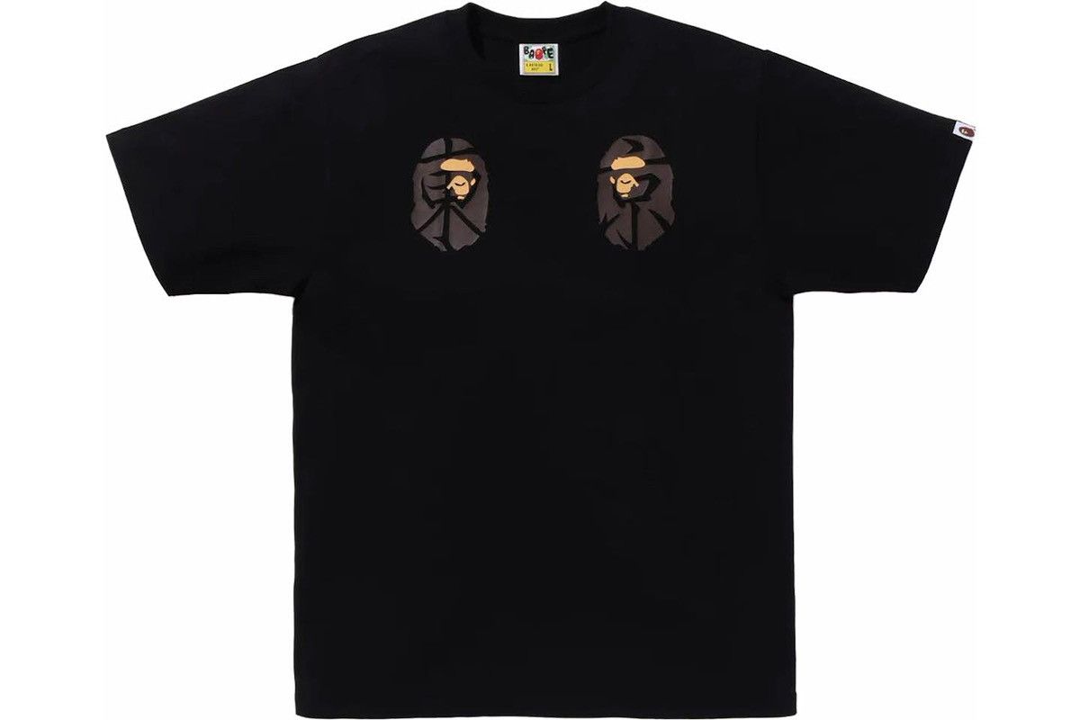image of Bape Souvenir Harajuku Tee in Black, Men's (Size Large)