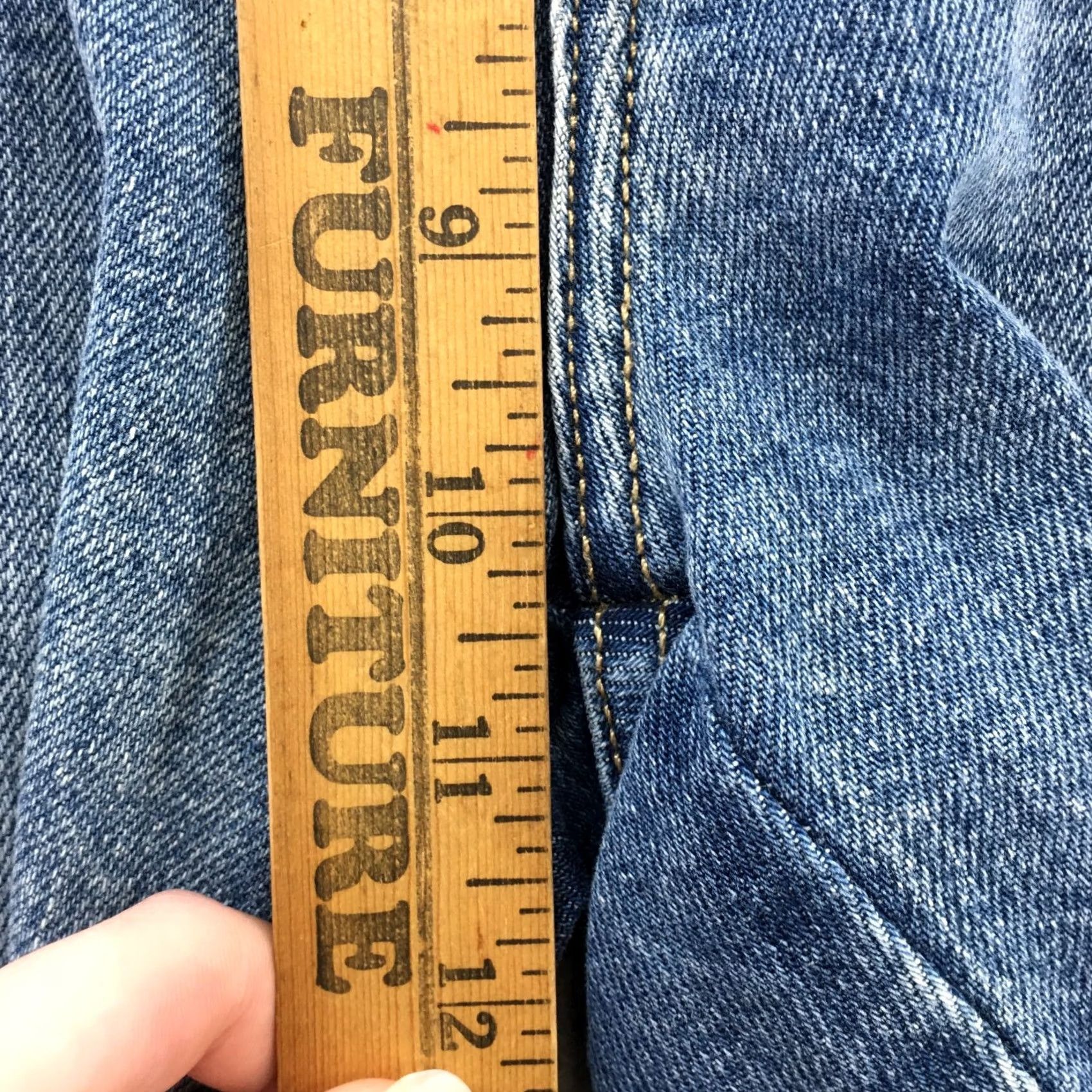 Banana Republic Banana Republic Jeans Womens 28L Blue Denim Straight Mid Rise Zip Jeans 32x30 Classic Modern Mens Womens Boys Girls Size 28" / US 6 / IT 42 - 7 Thumbnail