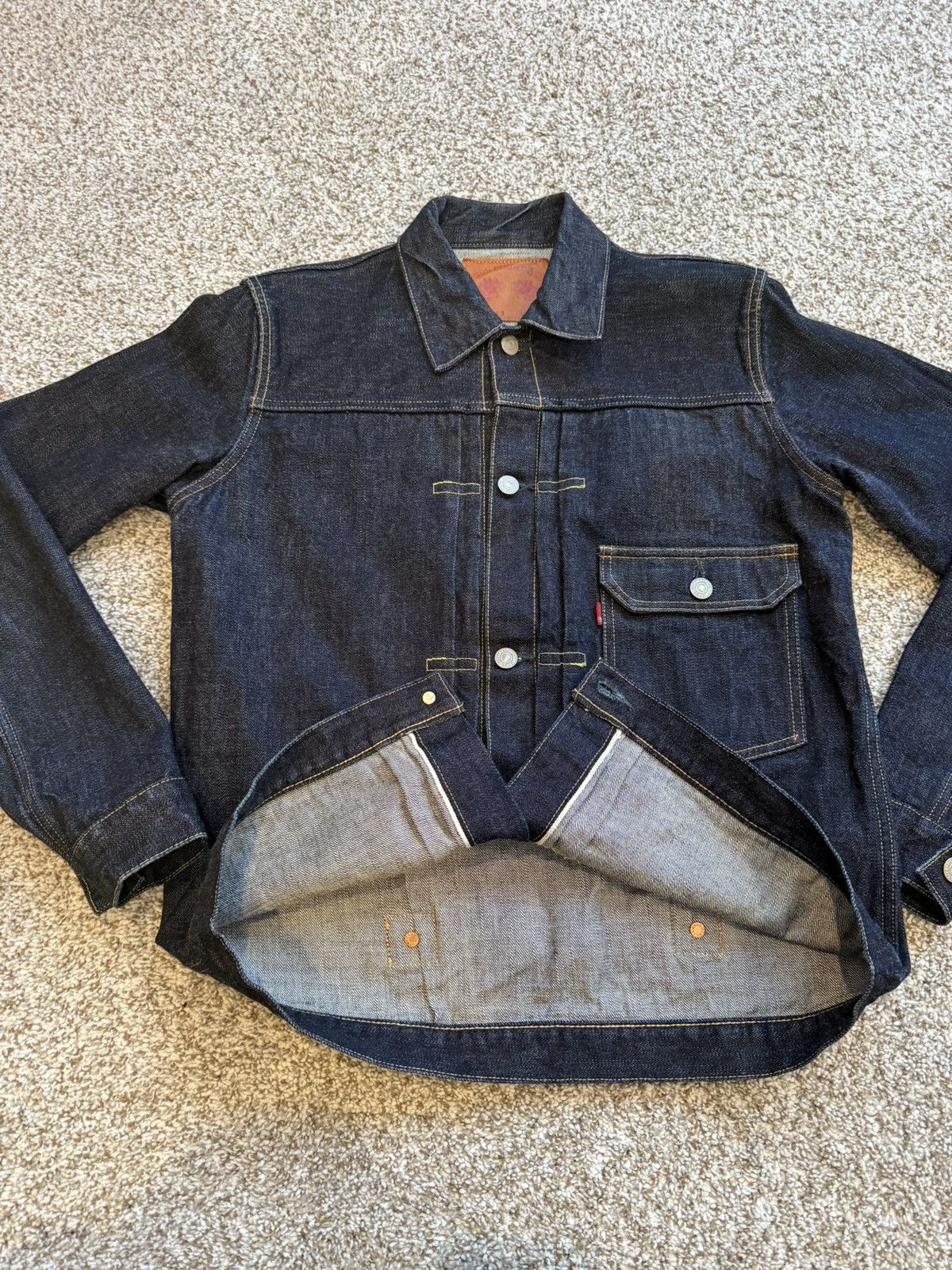 Full Count & Co. Full Count Selvedge Denim Jacket Lot 2743 Size 40 Size US S / EU 44-46 / 1 - 3 Thumbnail