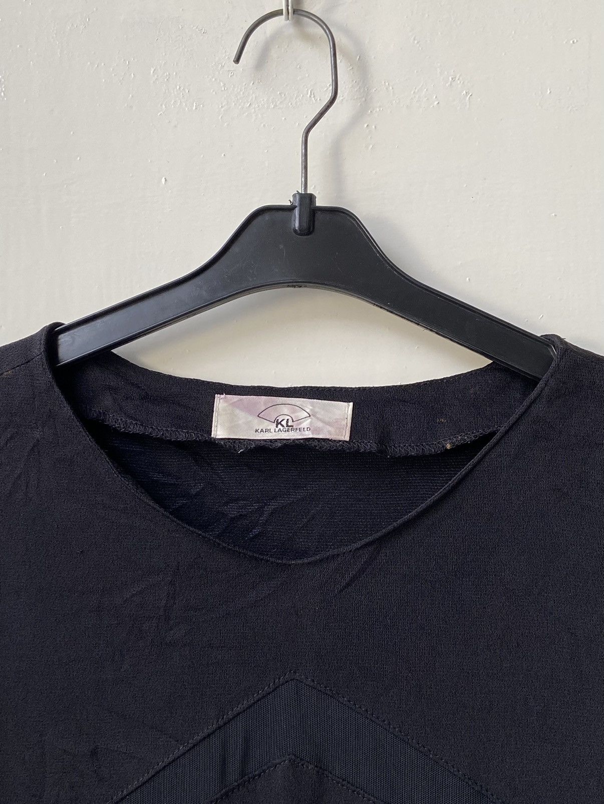 Karl Lagerfeld KARL LAGERFELD Black Blouse Size XS / US 0-2 / IT 36-38 - 12 Thumbnail