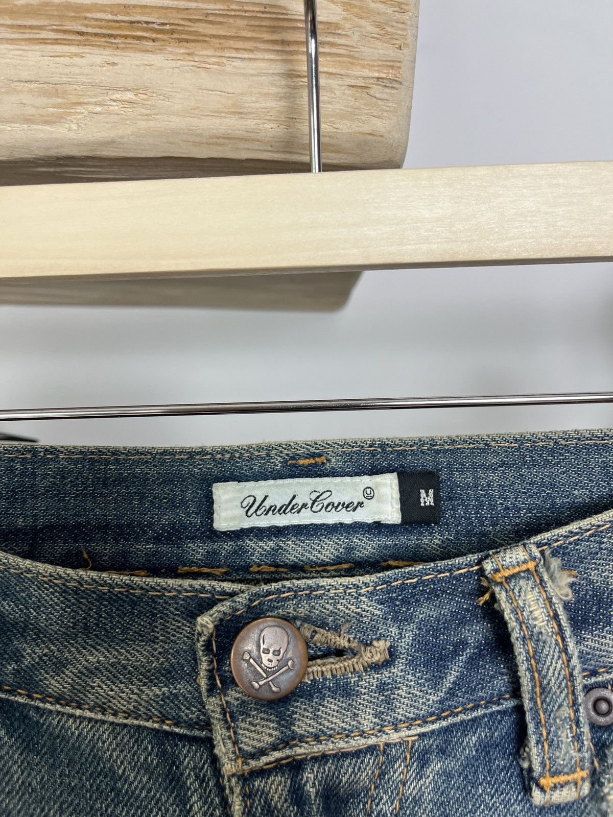 Undercover AWO4 Undercover 68 Red Yarn Denim Size US 29 - 3 Thumbnail