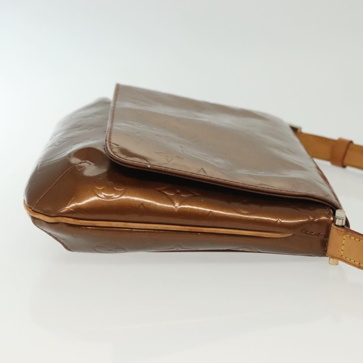 Louis Vuitton LOUIS VUITTON Monogram Vernis Thompson Street Bag Bronze Size ONE SIZE - 3 Thumbnail