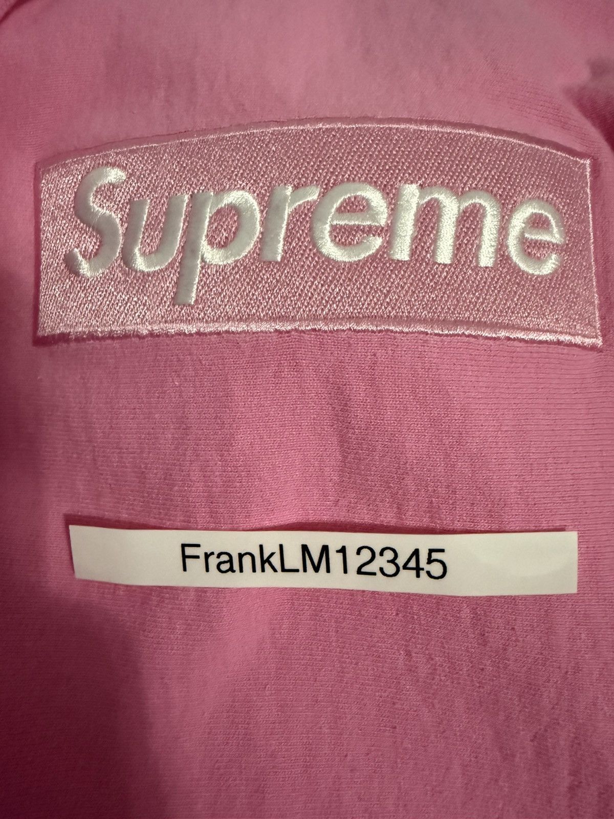 Supreme 2021 pink box logo hooded sweatshirt size M | Grailed