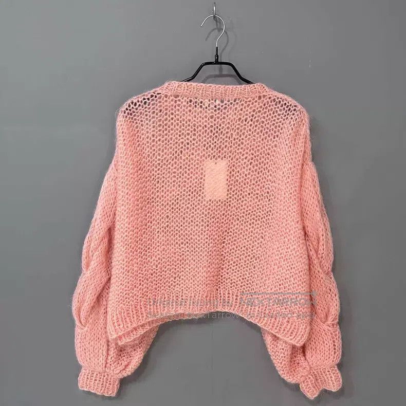 Loewe Loewe Pink Big Logo Mohair Sweater Size XS / US 0-2 / IT 36-38 - 3 Thumbnail
