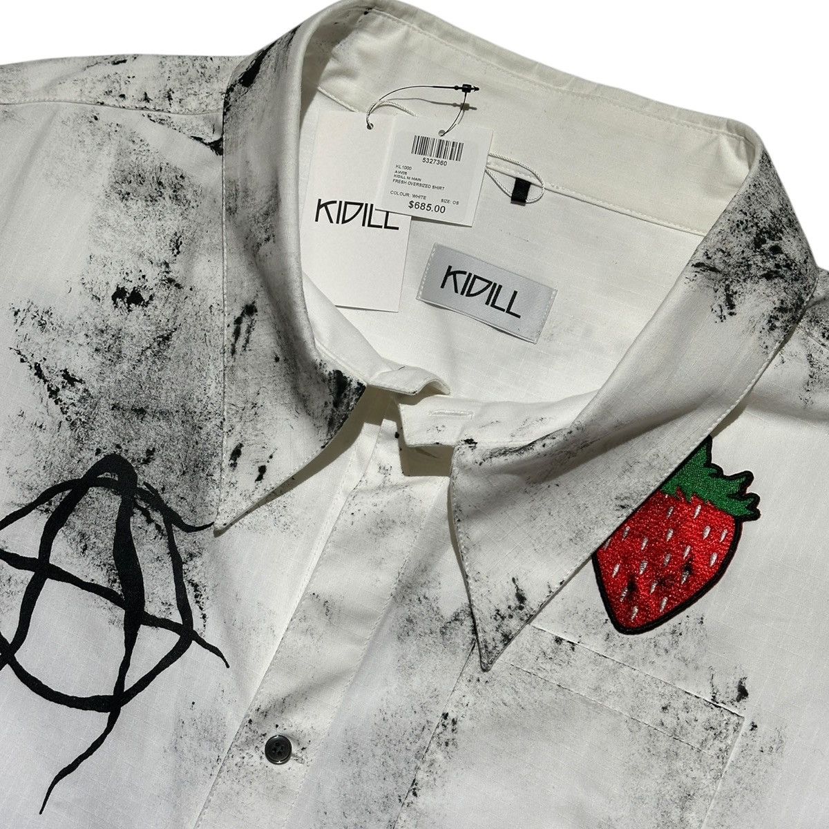 KIDILL $685 SS25 punk graphic oversized button down Size US L / EU 52-54 / 3 - 3 Thumbnail