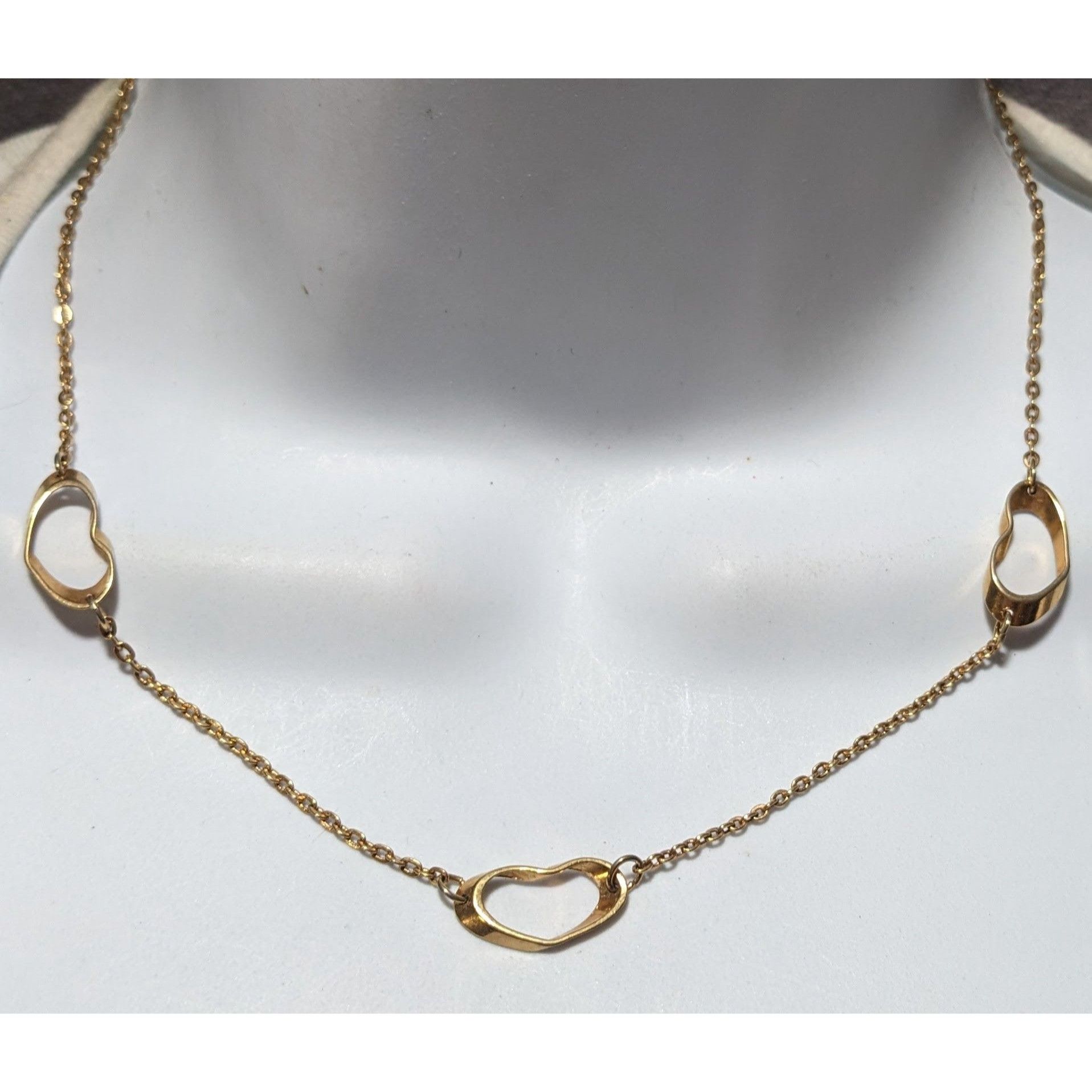 Other Vintage Sarah Coventry Open Heart Gold Necklace Size ONE SIZE - 5 Thumbnail