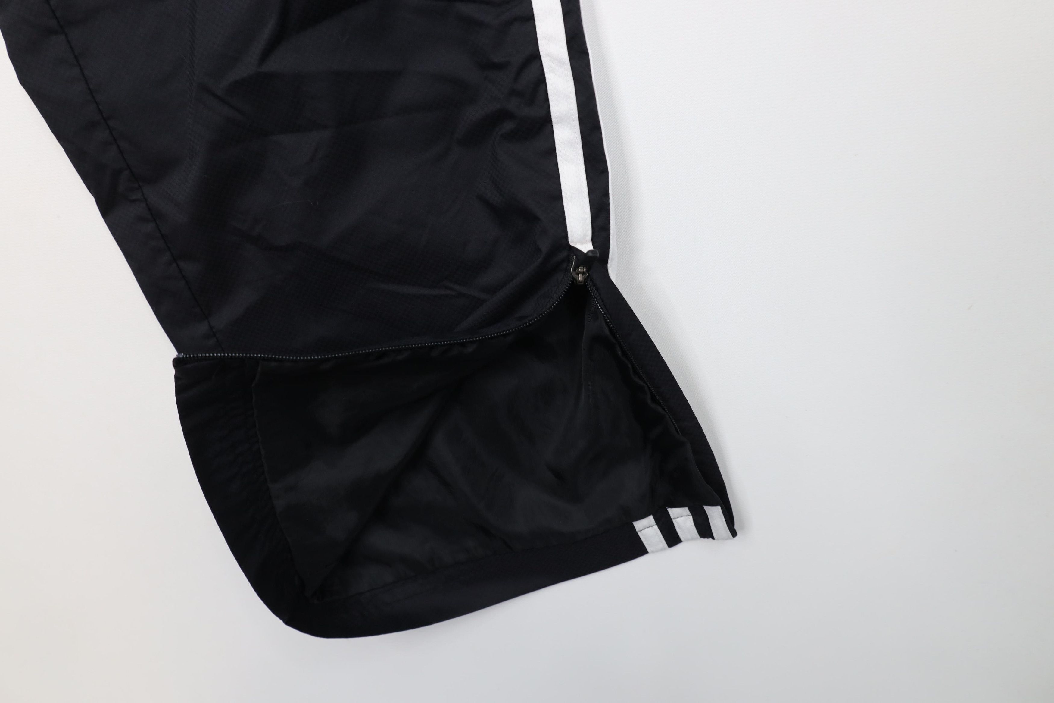 Adidas Vintage Y2K Adidas Striped Lined Windbreaker Pants Black Size US 34 / EU 50 - 5 Thumbnail