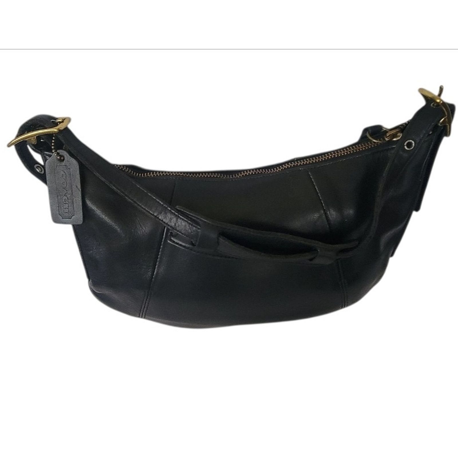Coach Coach Vintage Leather Moon Women Shoulder Bag Made in USA Size ONE SIZE - 4 Thumbnail