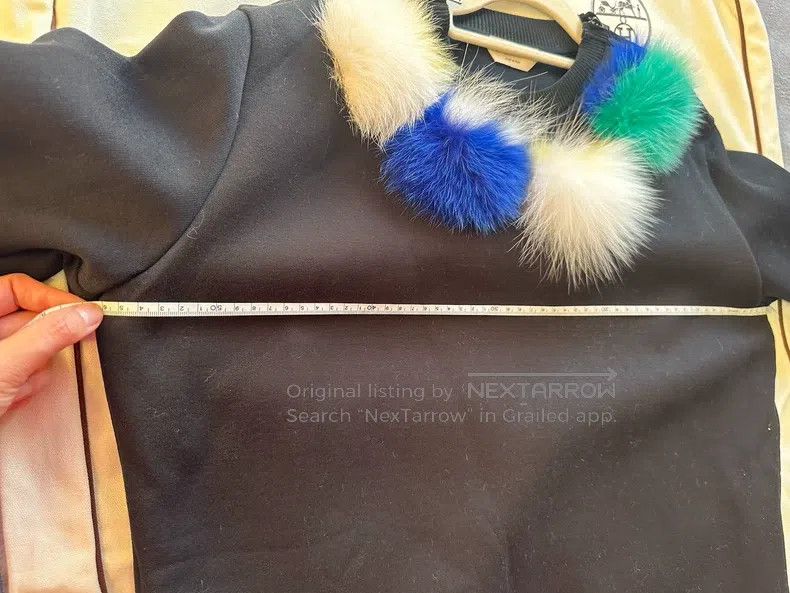 Fendi Fendi Sweatshirt with Collar Patched with Mink and Fox Fur Size S / US 4 / IT 40 - 4 Thumbnail