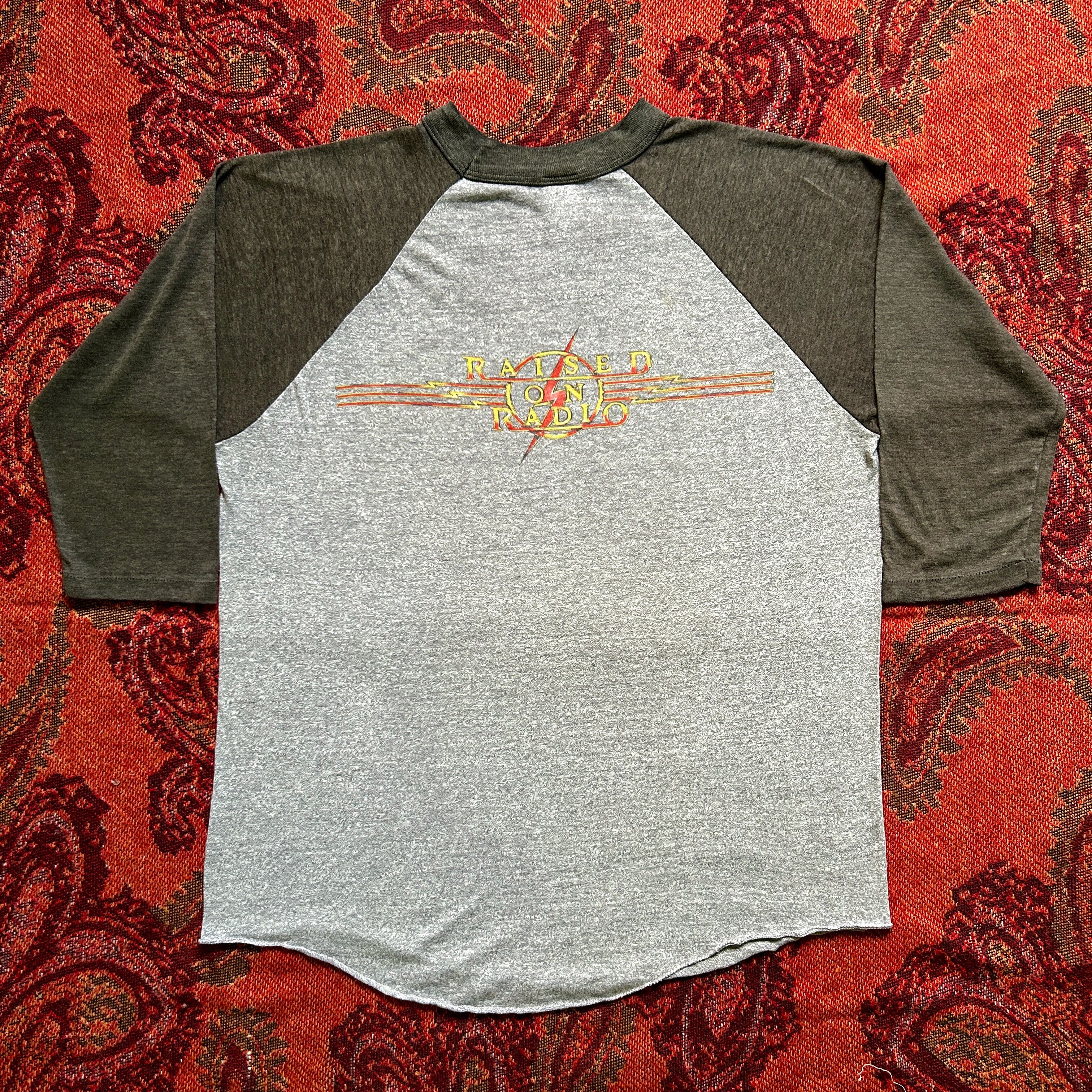 Vintage Vintage 1986 Journey "Raised On Radio" Raglan Band Tee Size US L / EU 52-54 / 3 - 2 Thumbnail
