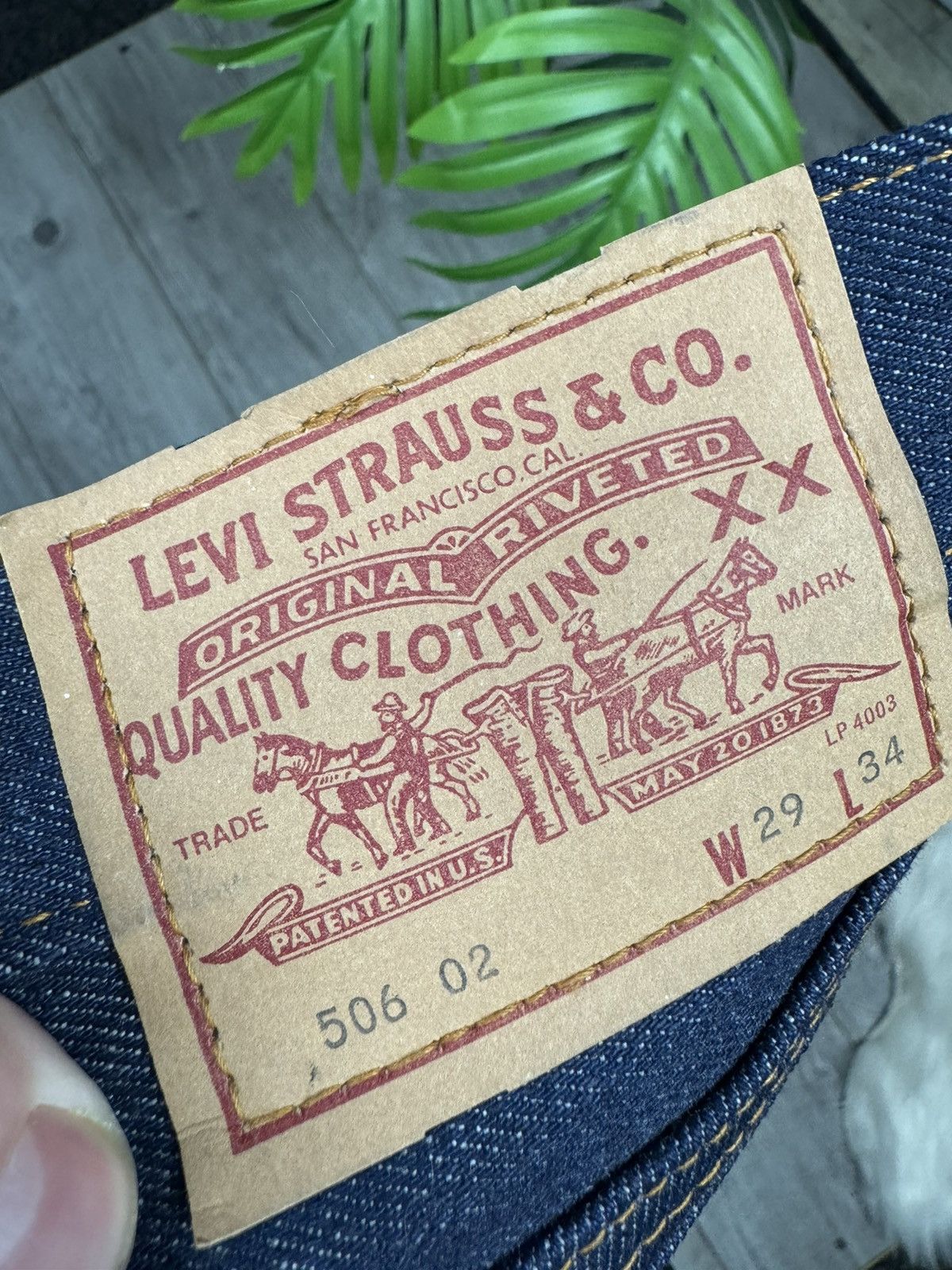 Levi's Levi’s 506 jeans woman’s Made in Great Britain size W29 L34 Size 29" - 7 Thumbnail