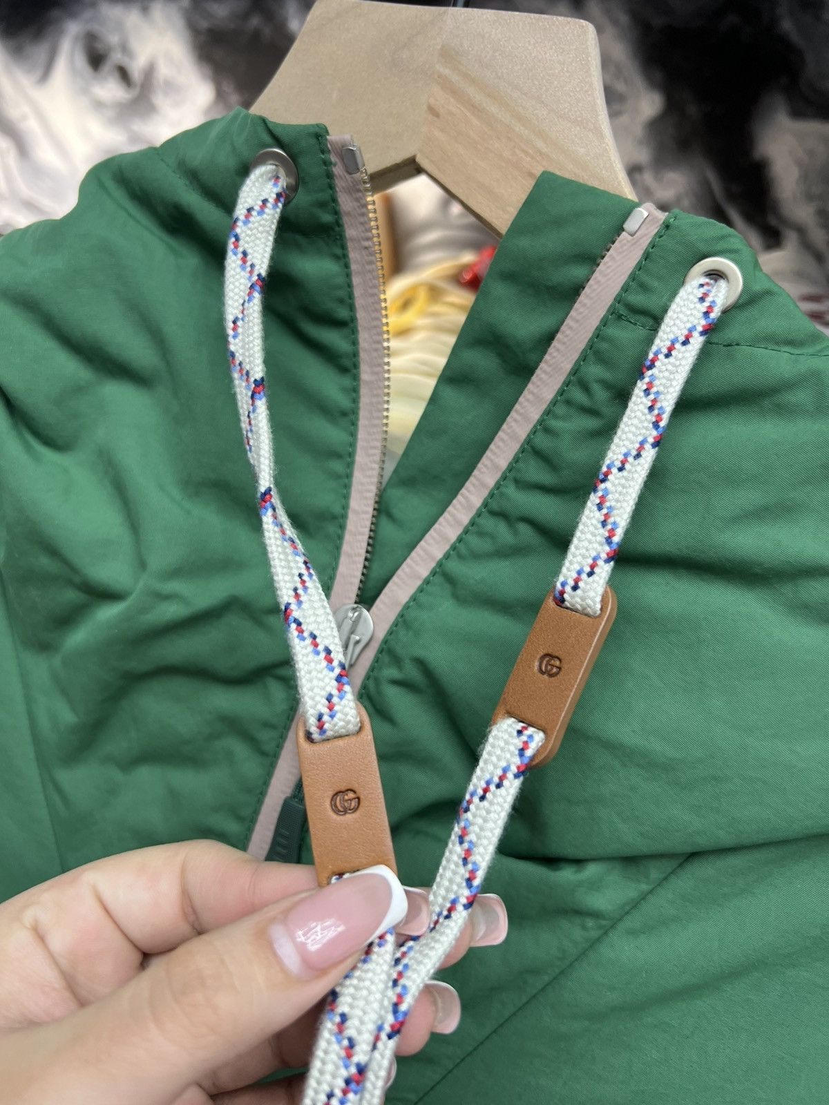 Gucci Gucci Anorak Web Logo Jacket Size US XXL / EU 58 / 5 - 7 Thumbnail