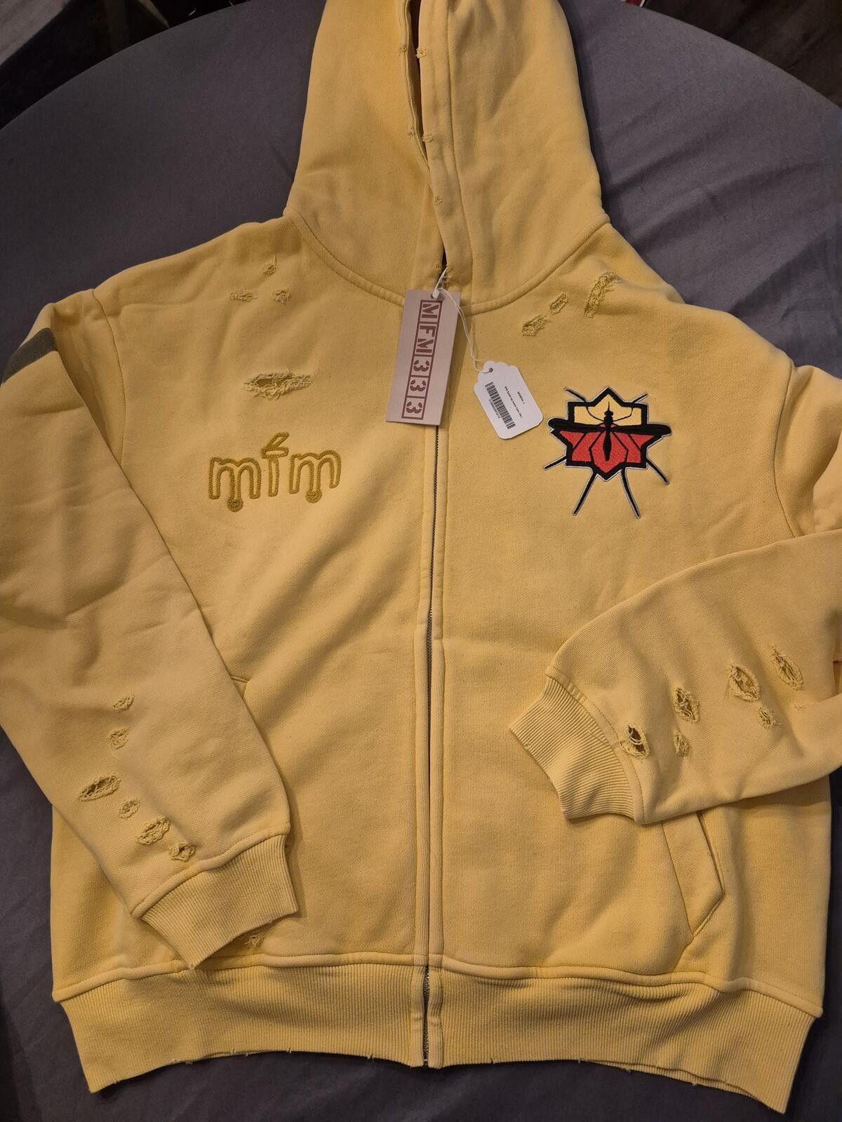 murd333r.fm Murder FM Special Ops Yellow Hoodie Size Large BNWT Size US L / EU 52-54 / 3 - 1 Thumbnail