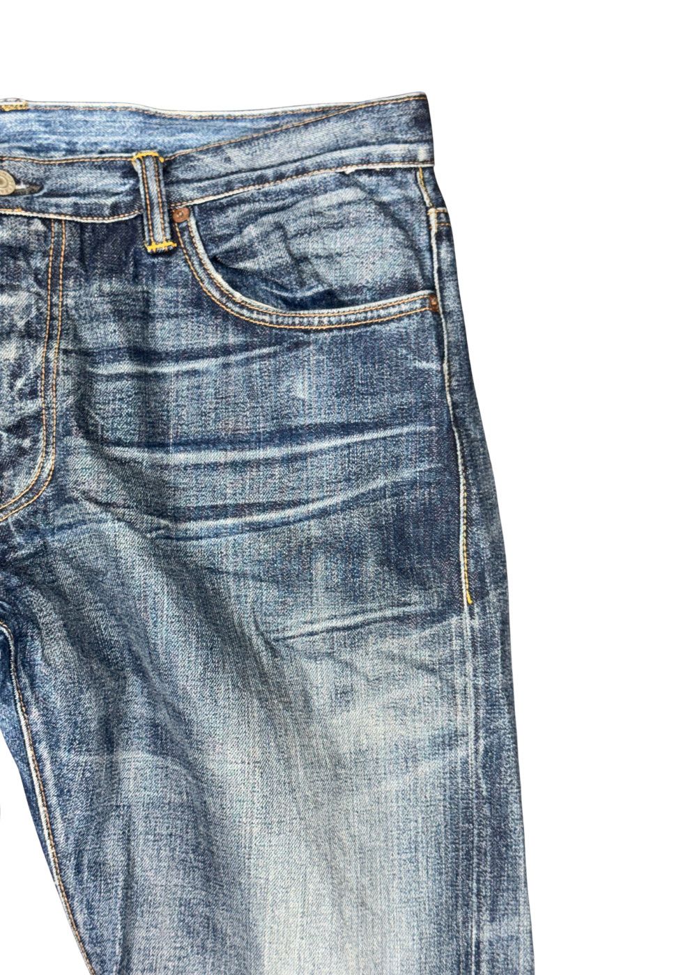 Early 2000s RRL USA Selvedge Bootcut Denim Jean image 9