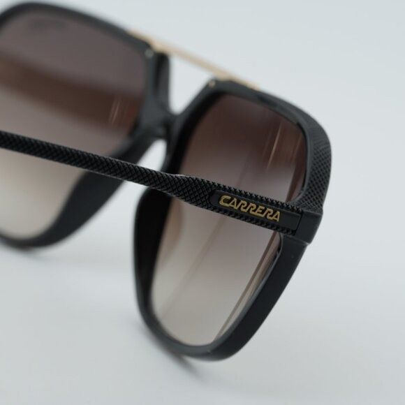 Carrera CARRERA 229/S 0R60 HA Sunglasses Black Brown Aviator Frame Size ONE SIZE - 6 Thumbnail