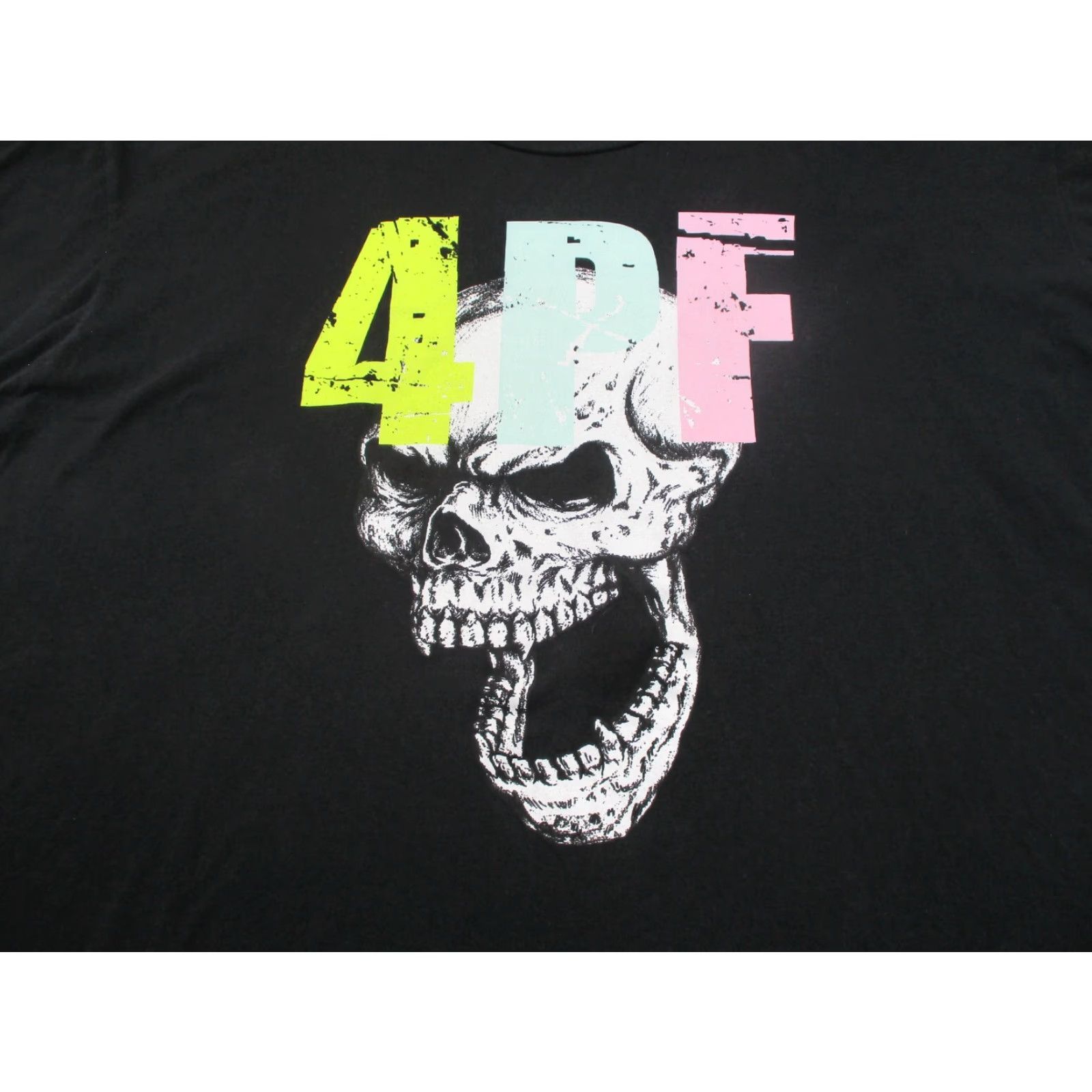 Logo 7 VINTAGE not applicable; 4PF Shirt Mens 3XL Black Short Sleeve Skull Logo Casual Soft Stretch Cotton Size US XXL / EU 58 / 5 - 4 Thumbnail