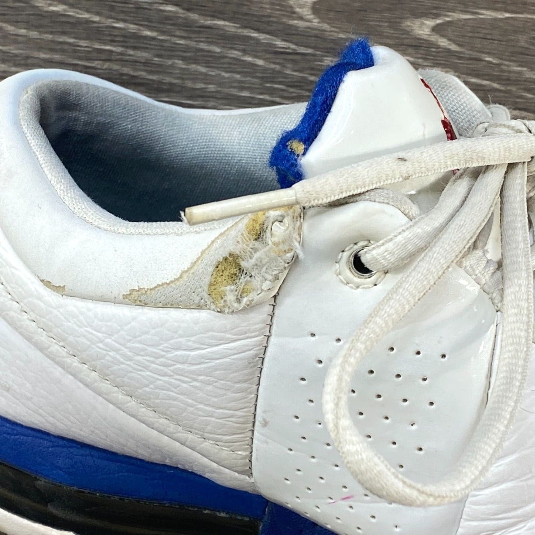 Nike Nike Air Jordan Retro Team Elite Low Top Basketball Shoes White Leather Mens 7.5 Size US M / EU 48-50 / 2 - 3 Thumbnail