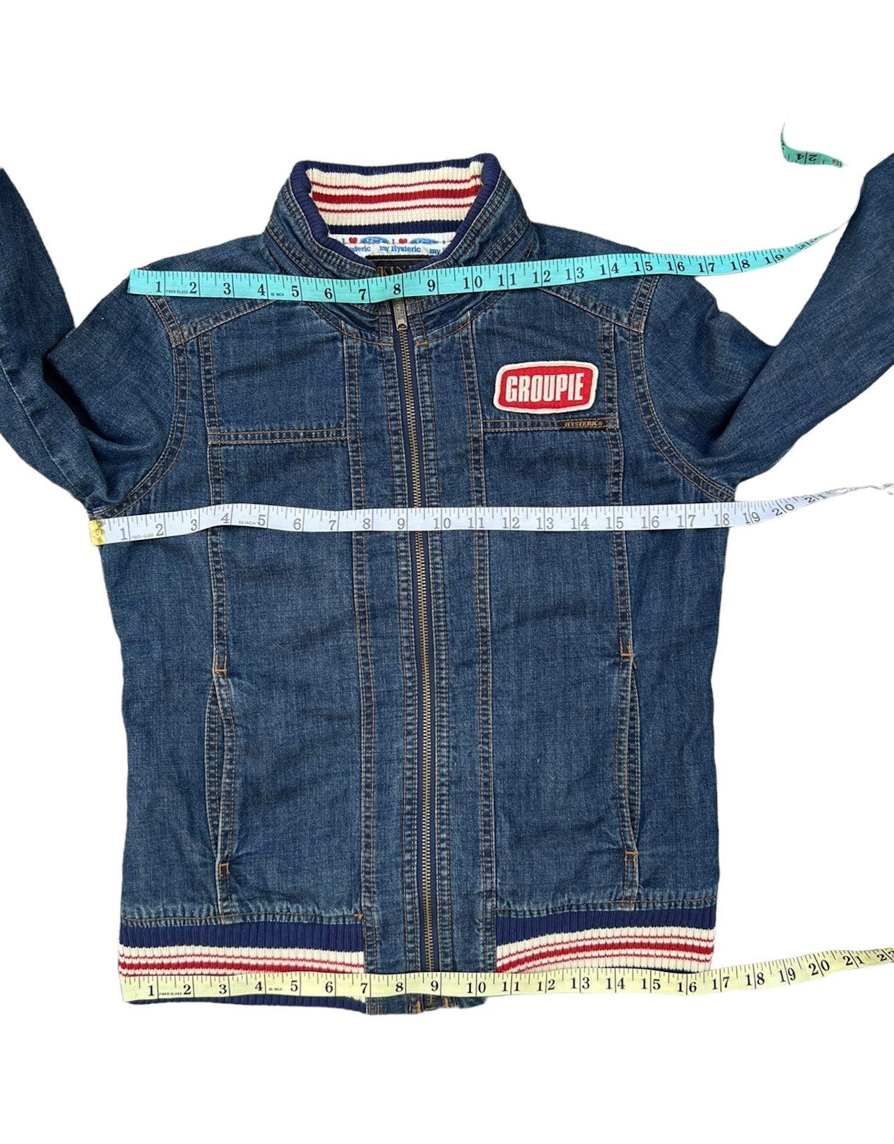 Hysteric Glamour Vintage Hysteric Glamour GROUPIE Hybrid Denim Jacket Size US XS / EU 42 / 0 - 3 Thumbnail