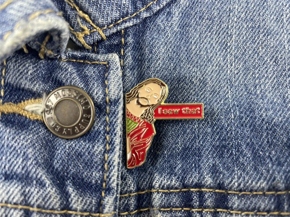 Other Jesus Enamel Pin Size ONE SIZE - 1 Thumbnail