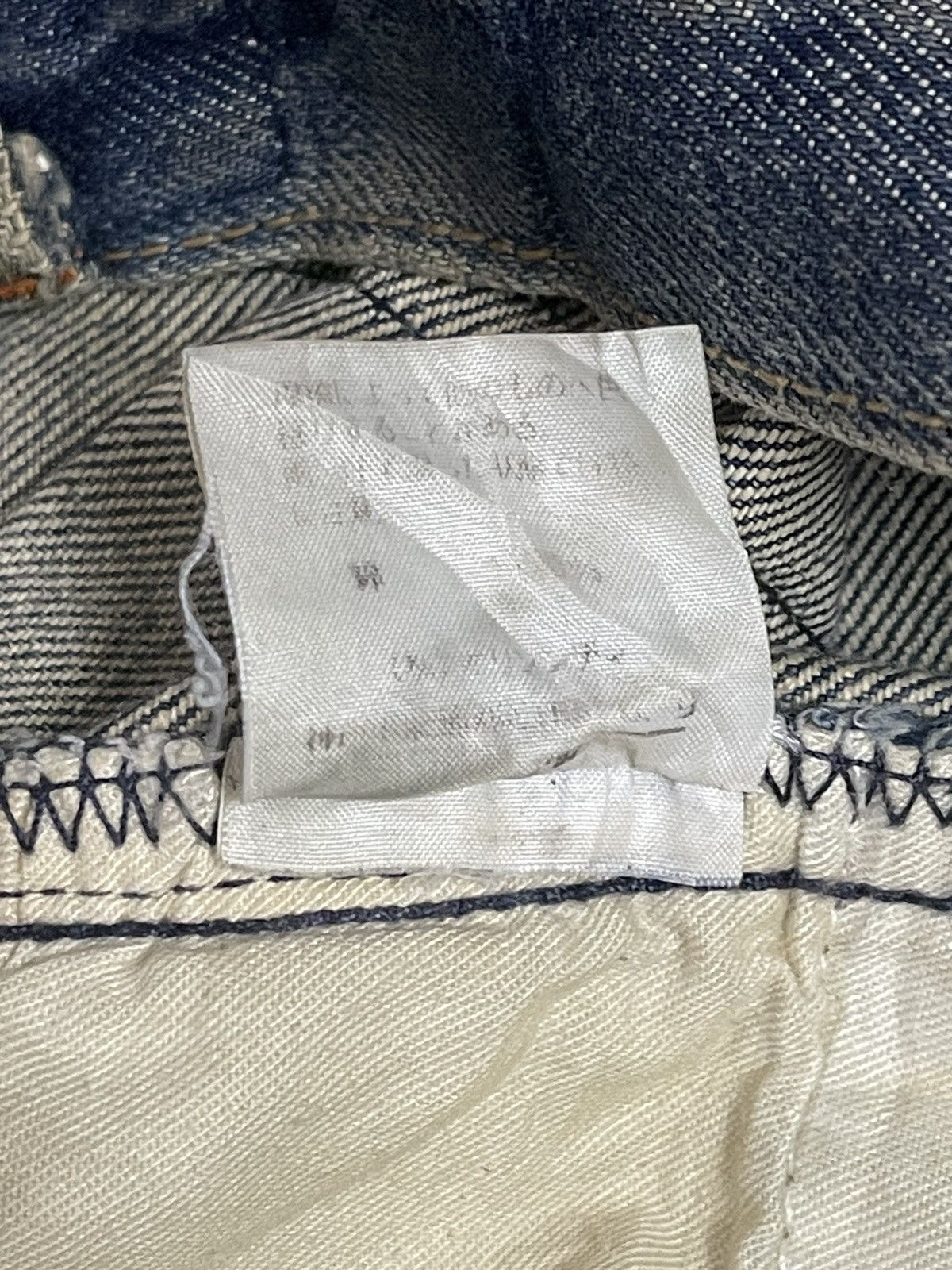 W&LT Vintage W&LT Kiss The Future Mud Wash Distress Bootcut Jeans Size US 32 / EU 48 - 13 Thumbnail
