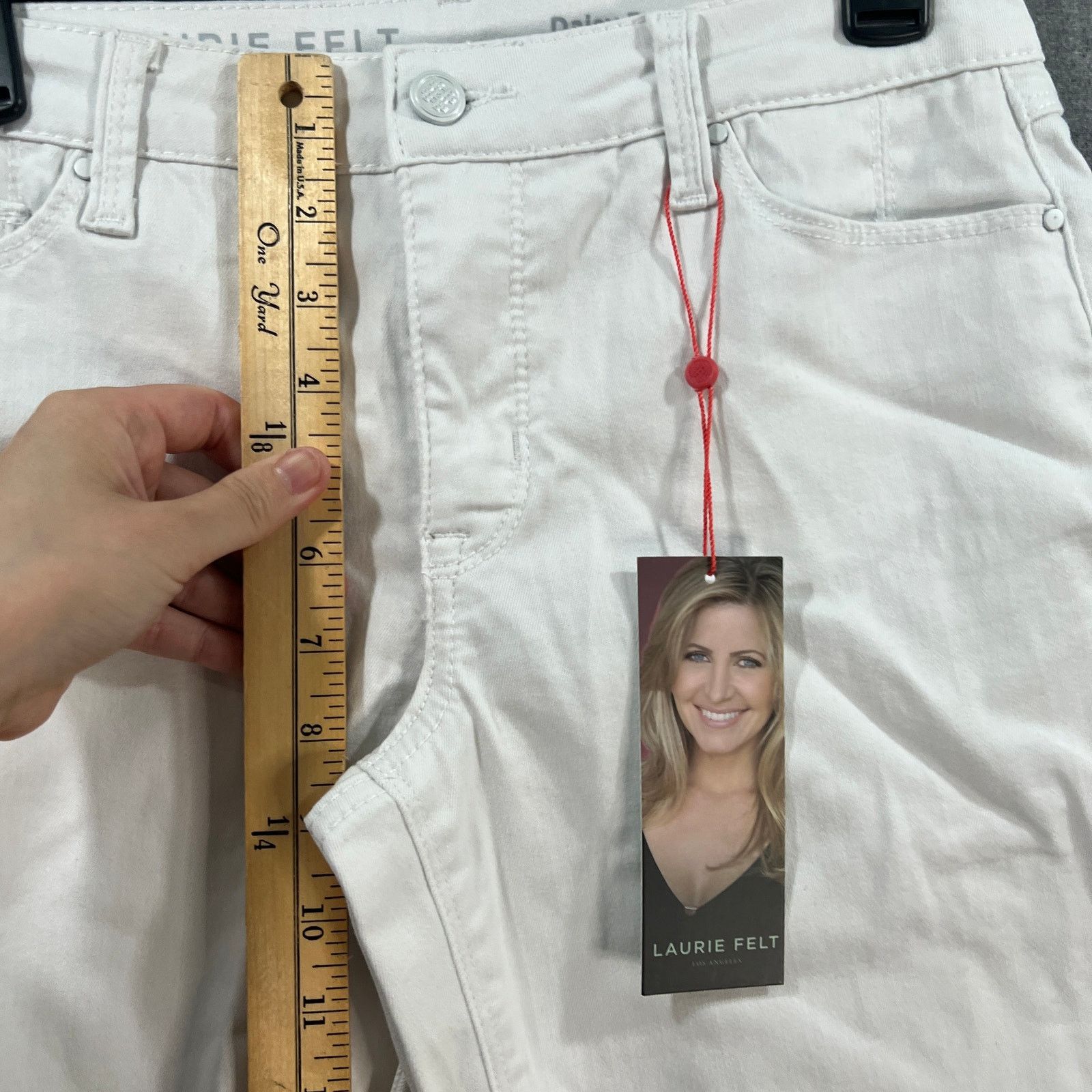 Other Laurie Felt Daisy Denim Girlfriend Crop Jeans- Denim Sun Size 26" / US 2 / IT 38 - 8 Thumbnail