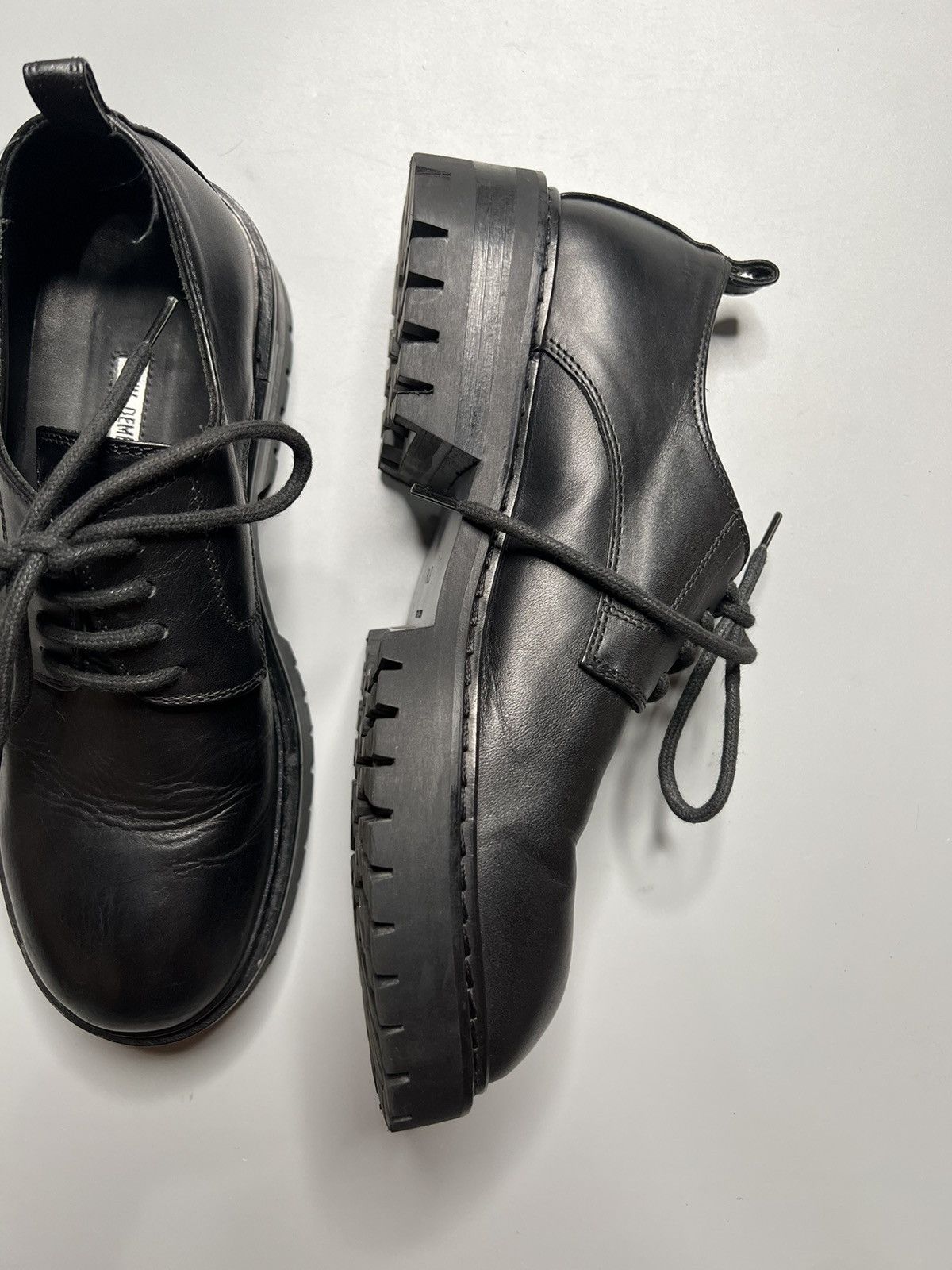Ann Demeulemeester Ann Demeulemeester Commando Sole Derbies Size US 7.5 / IT 37.5 - 3 Thumbnail
